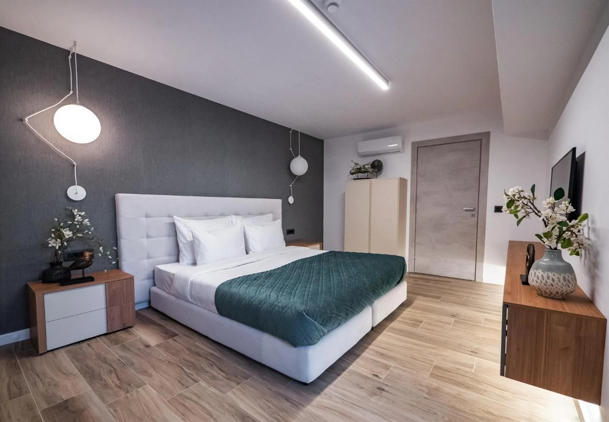 Bed in NOVOS ApartHotel