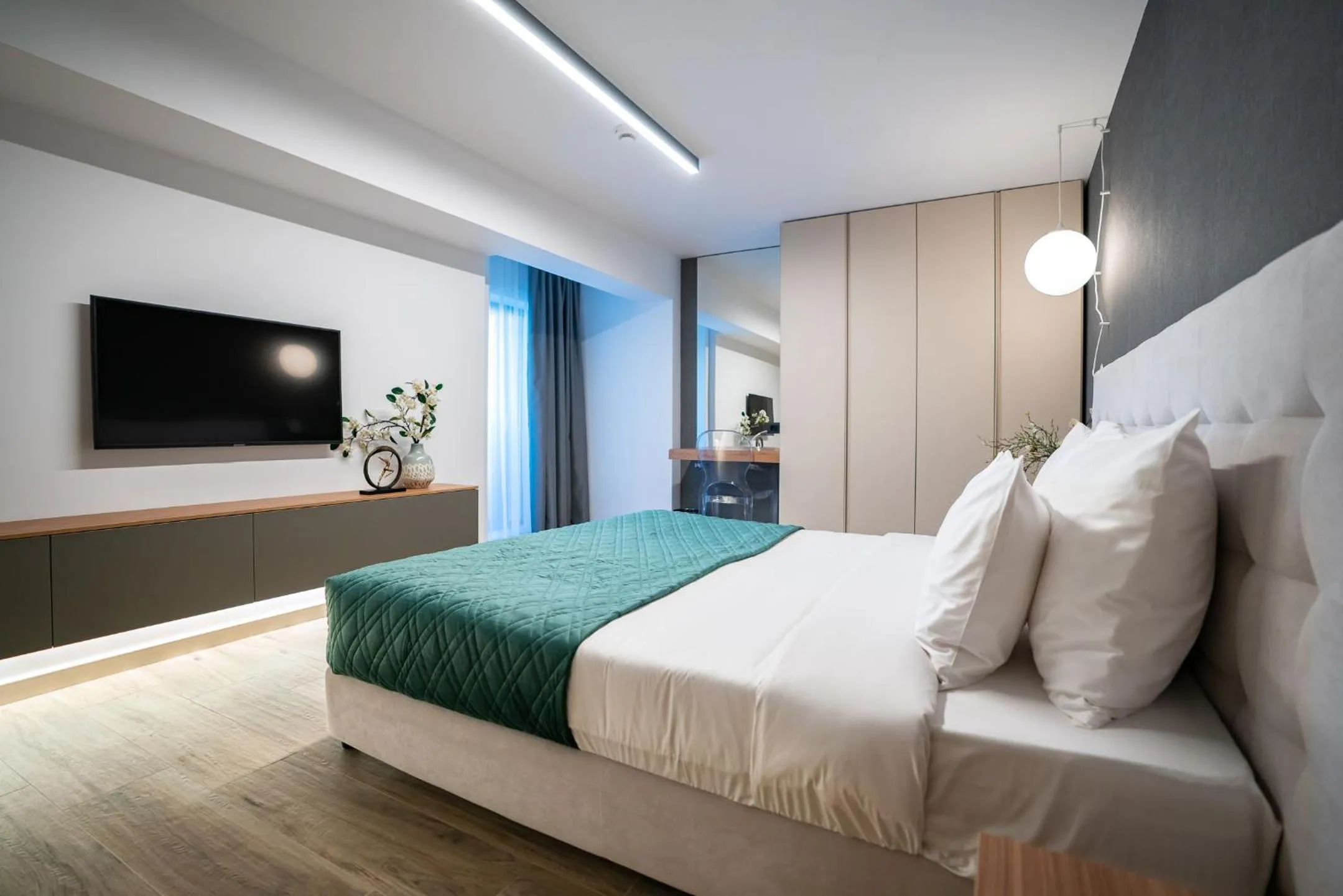 Bed in NOVOS ApartHotel