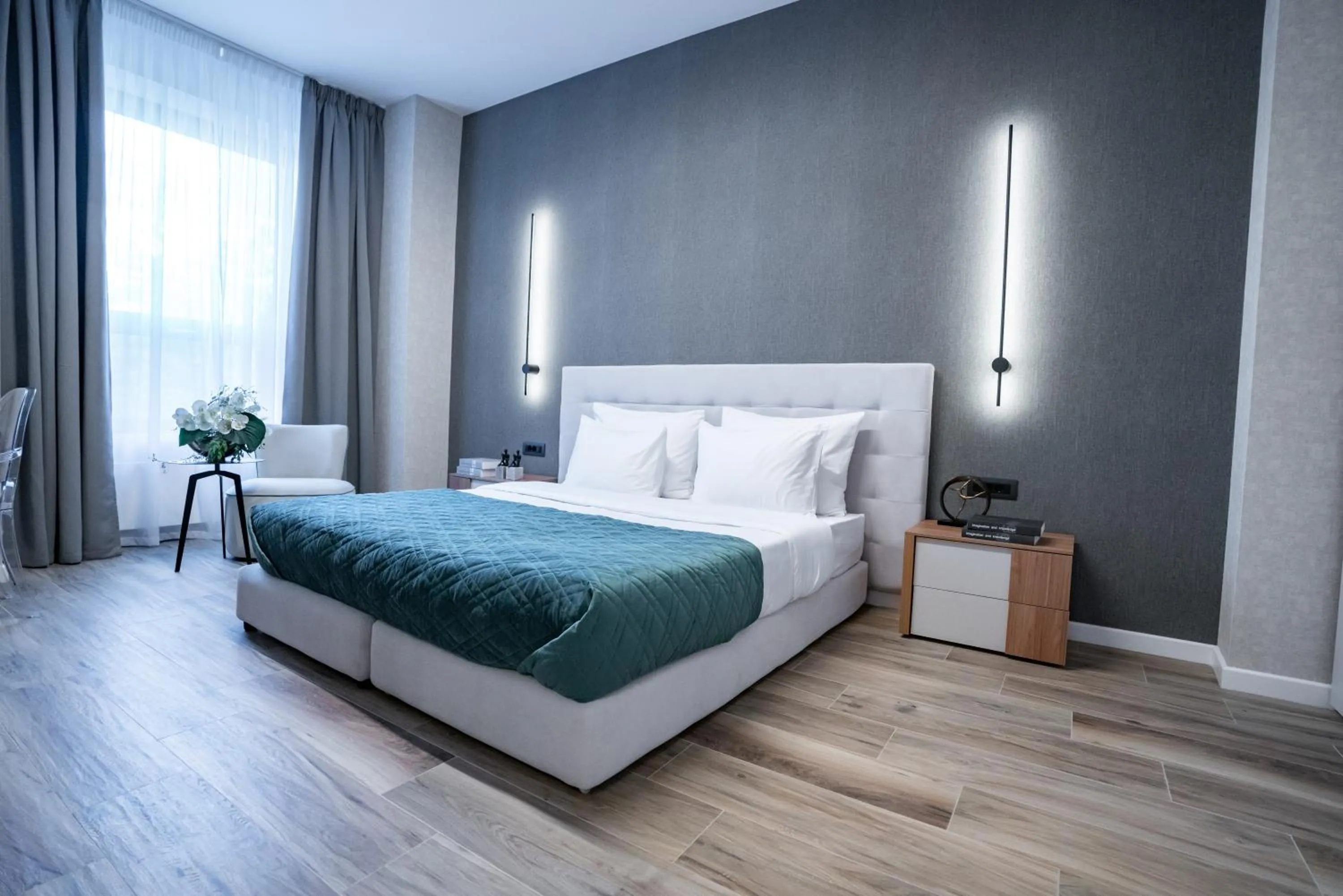 Bed in NOVOS ApartHotel