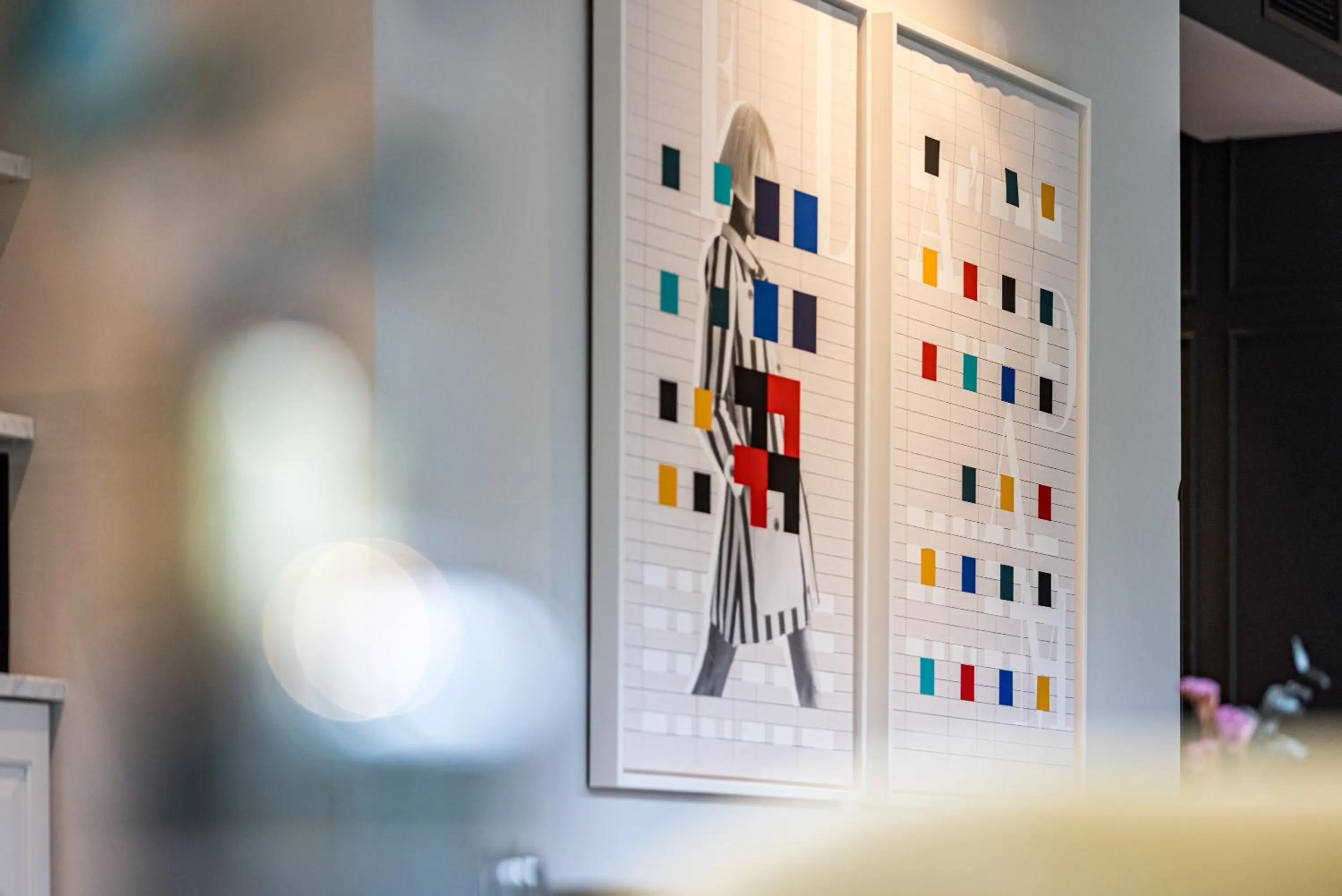 Decorative detail in Maison ELLE Amsterdam