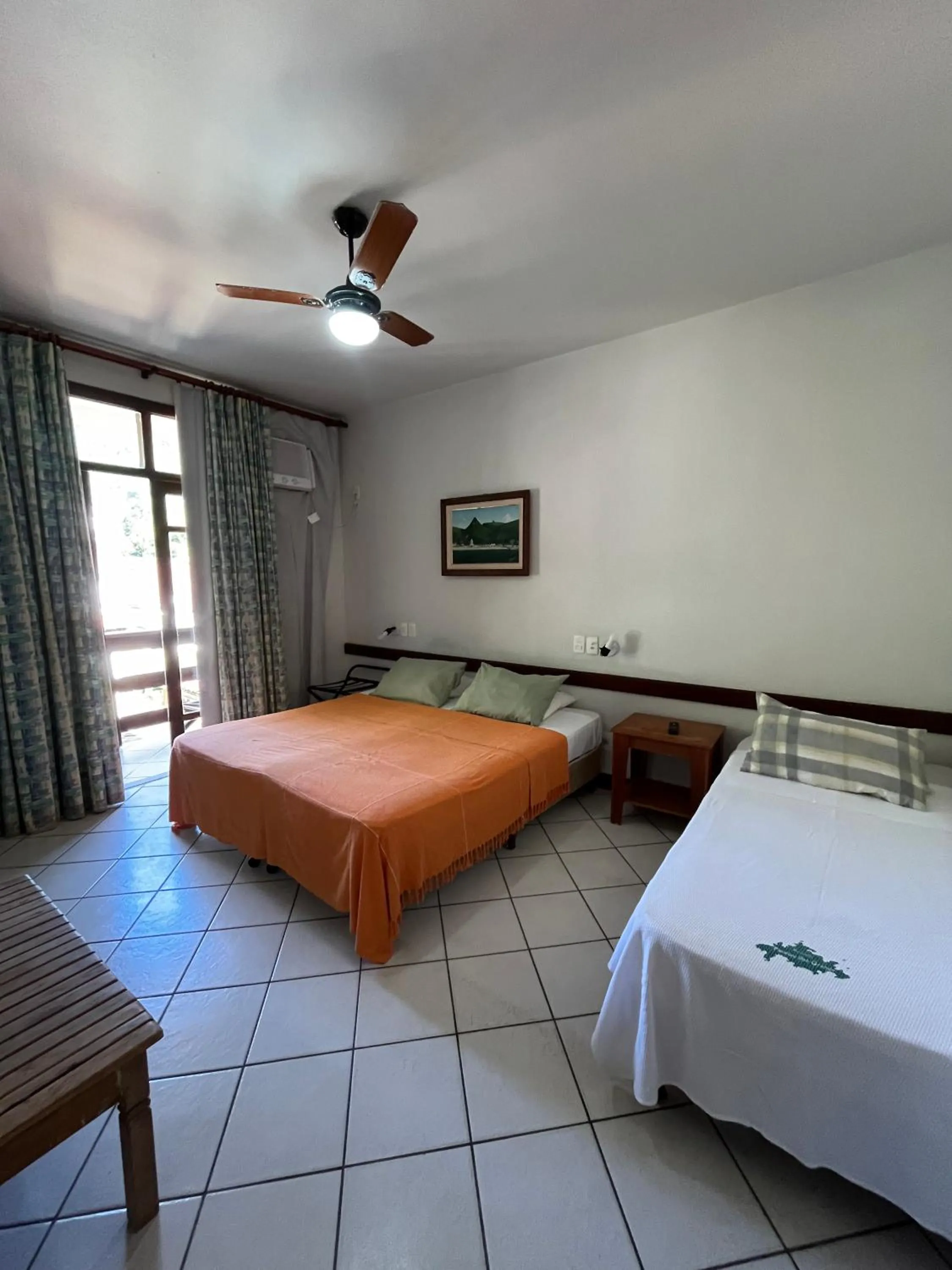 Bed in Pousada Paraíso Ilha Grande