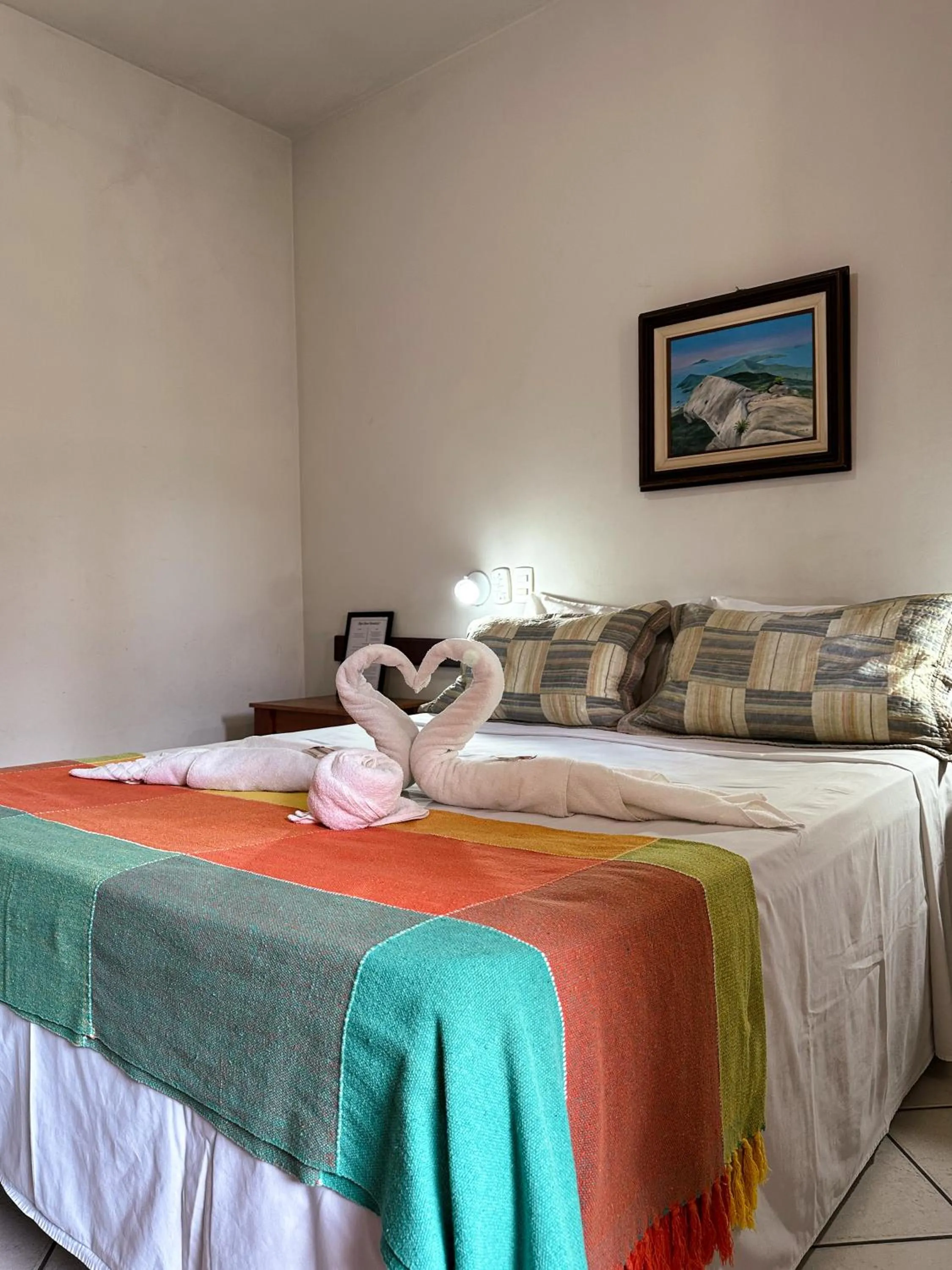 Bed in Pousada Paraíso Ilha Grande