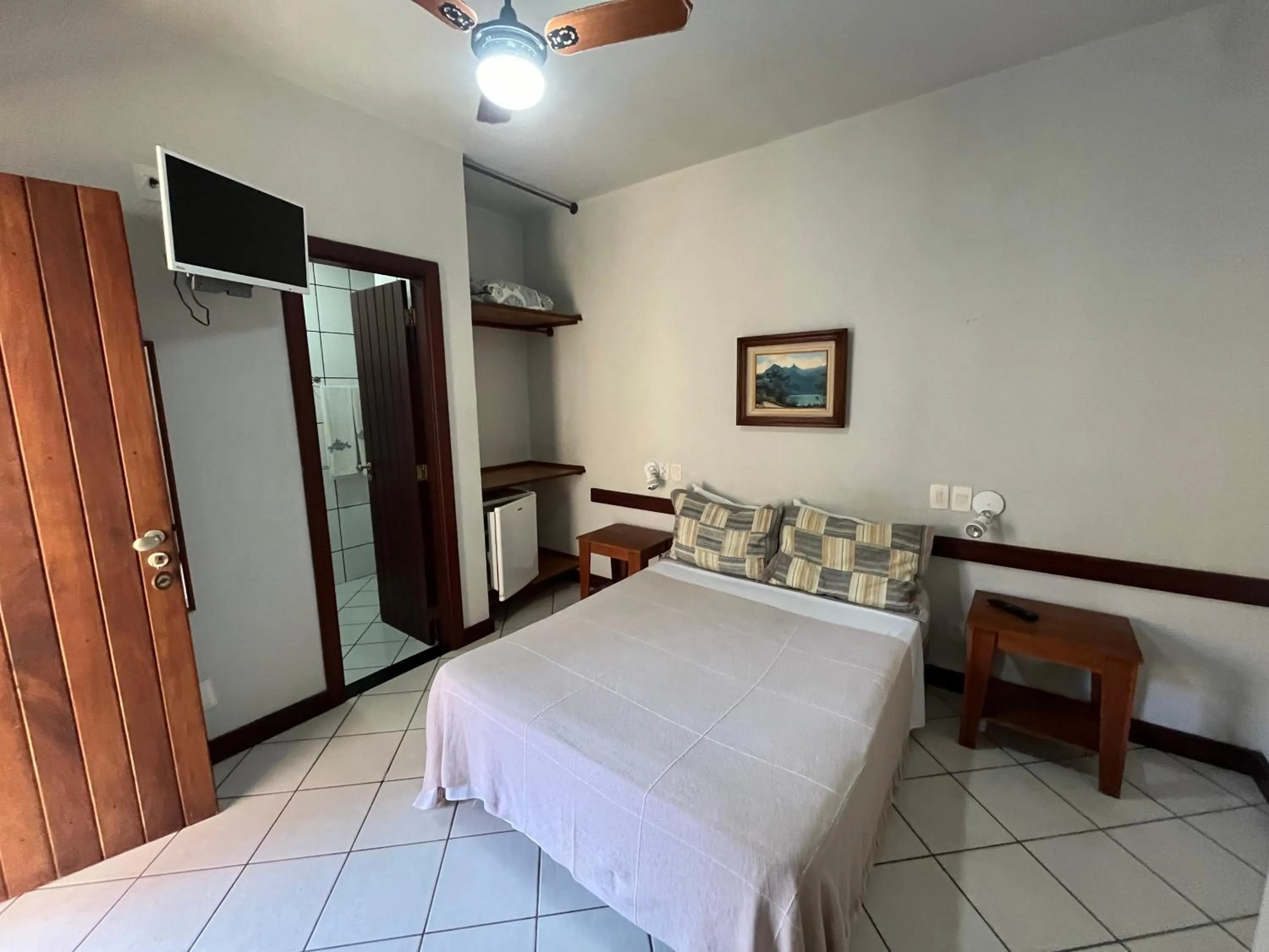 Bed in Pousada Paraíso Ilha Grande