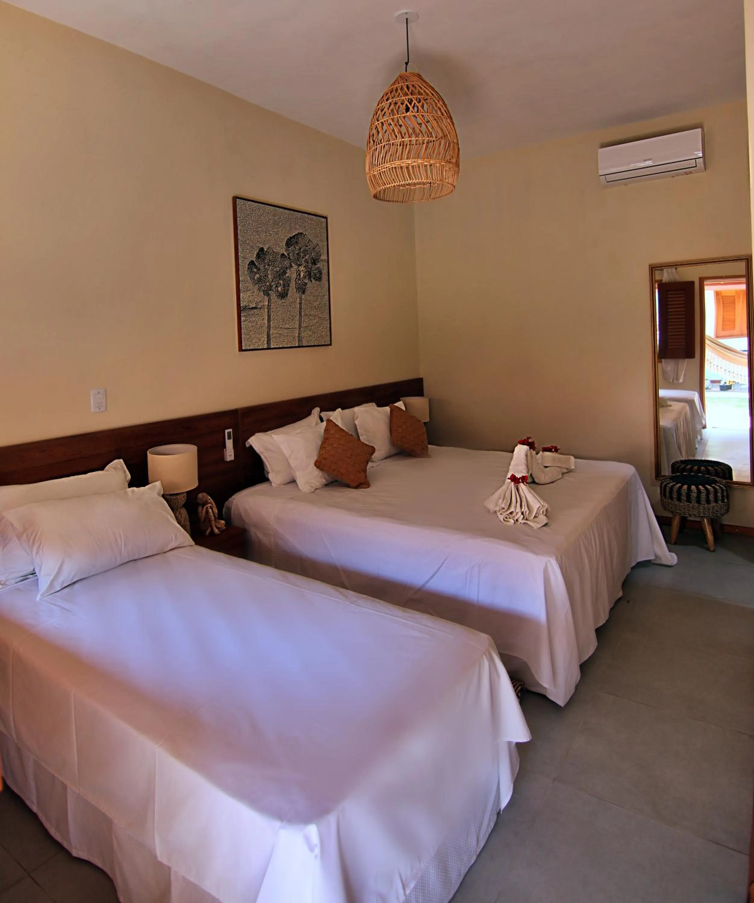 Bed in Pousada Jurará e Vila Jurará