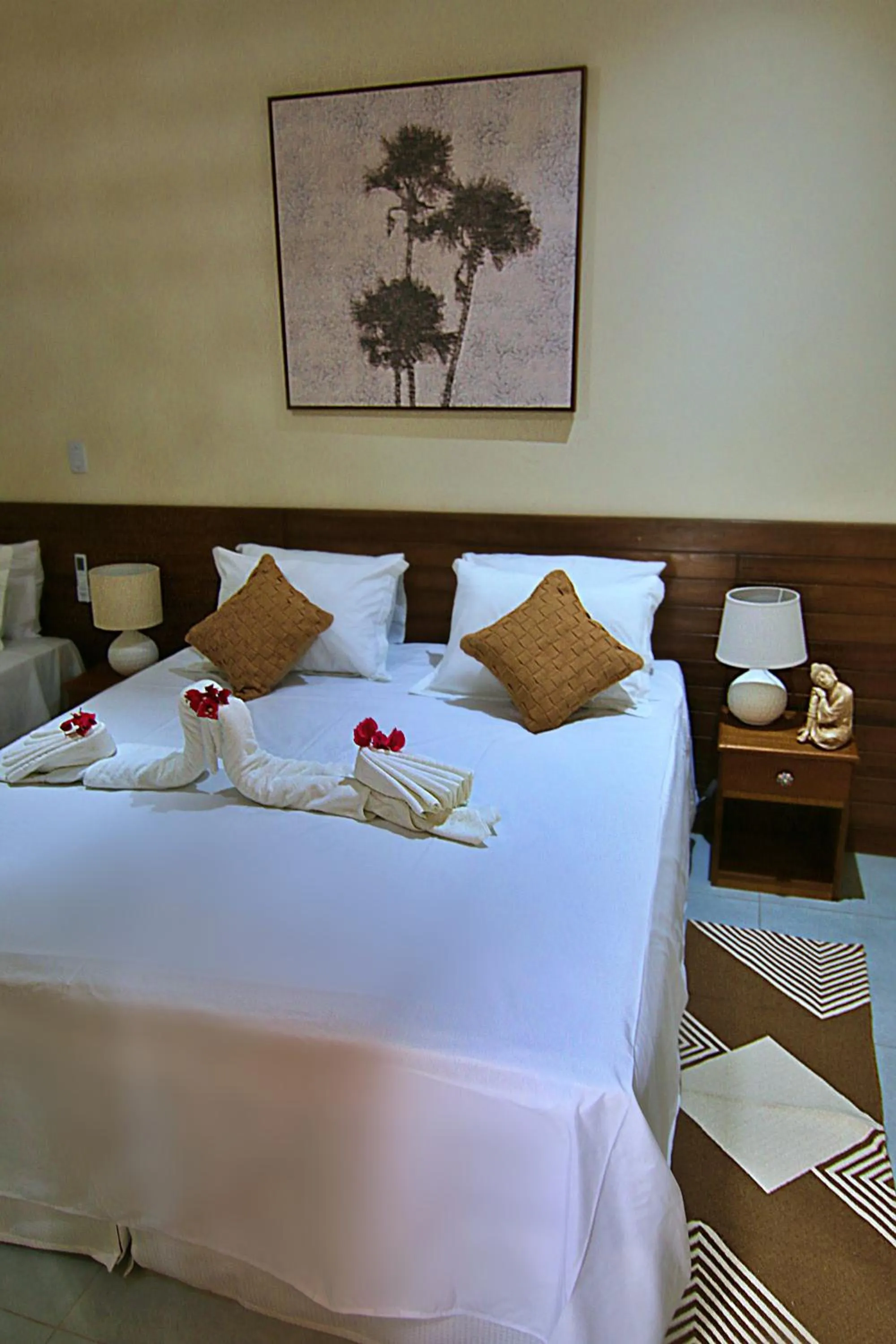 Bed in Pousada Jurará e Vila Jurará