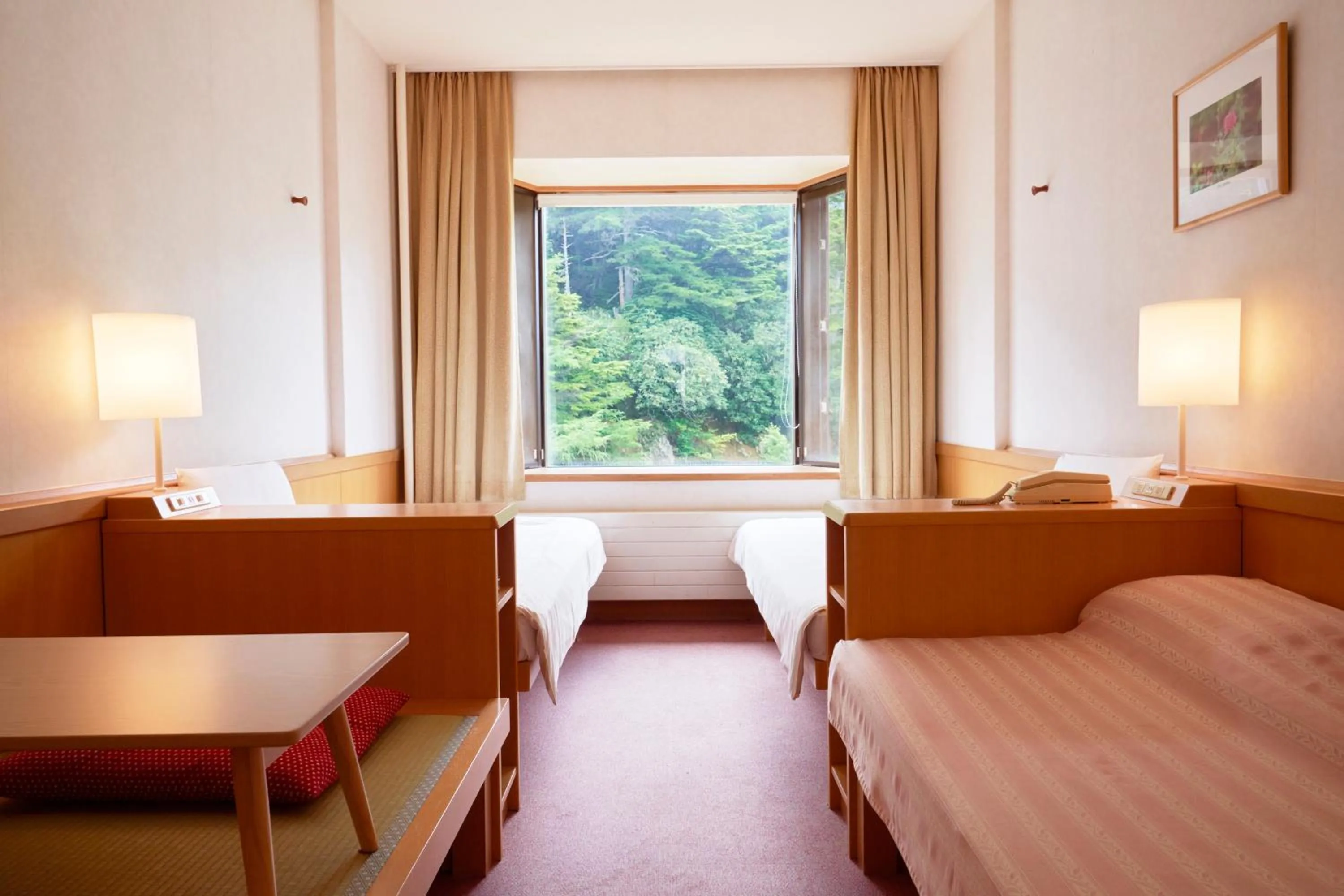 Photo of the whole room, Bed in Manza Kogen Hotel