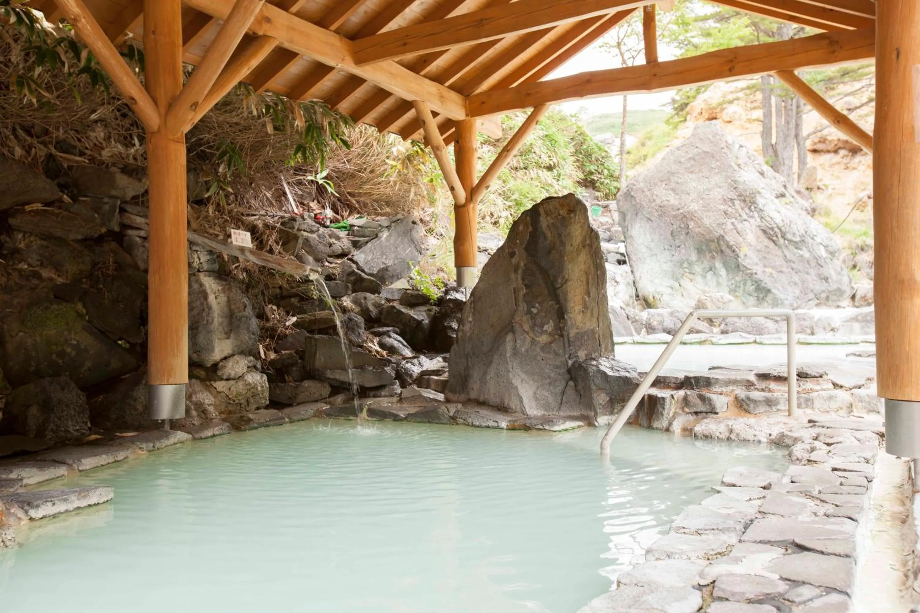 Hot Spring Bath in Manza Kogen Hotel