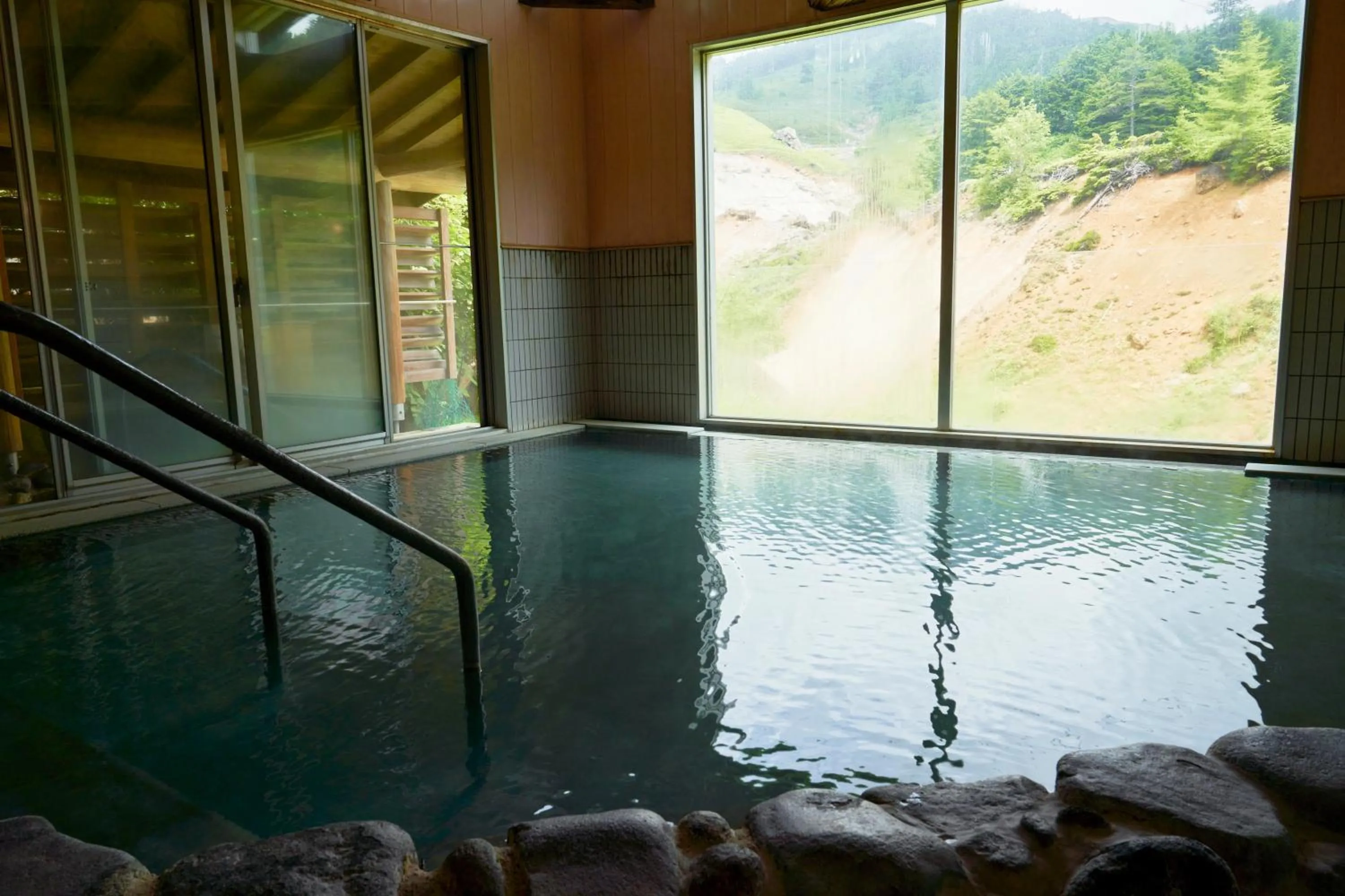 Hot Spring Bath in Manza Kogen Hotel