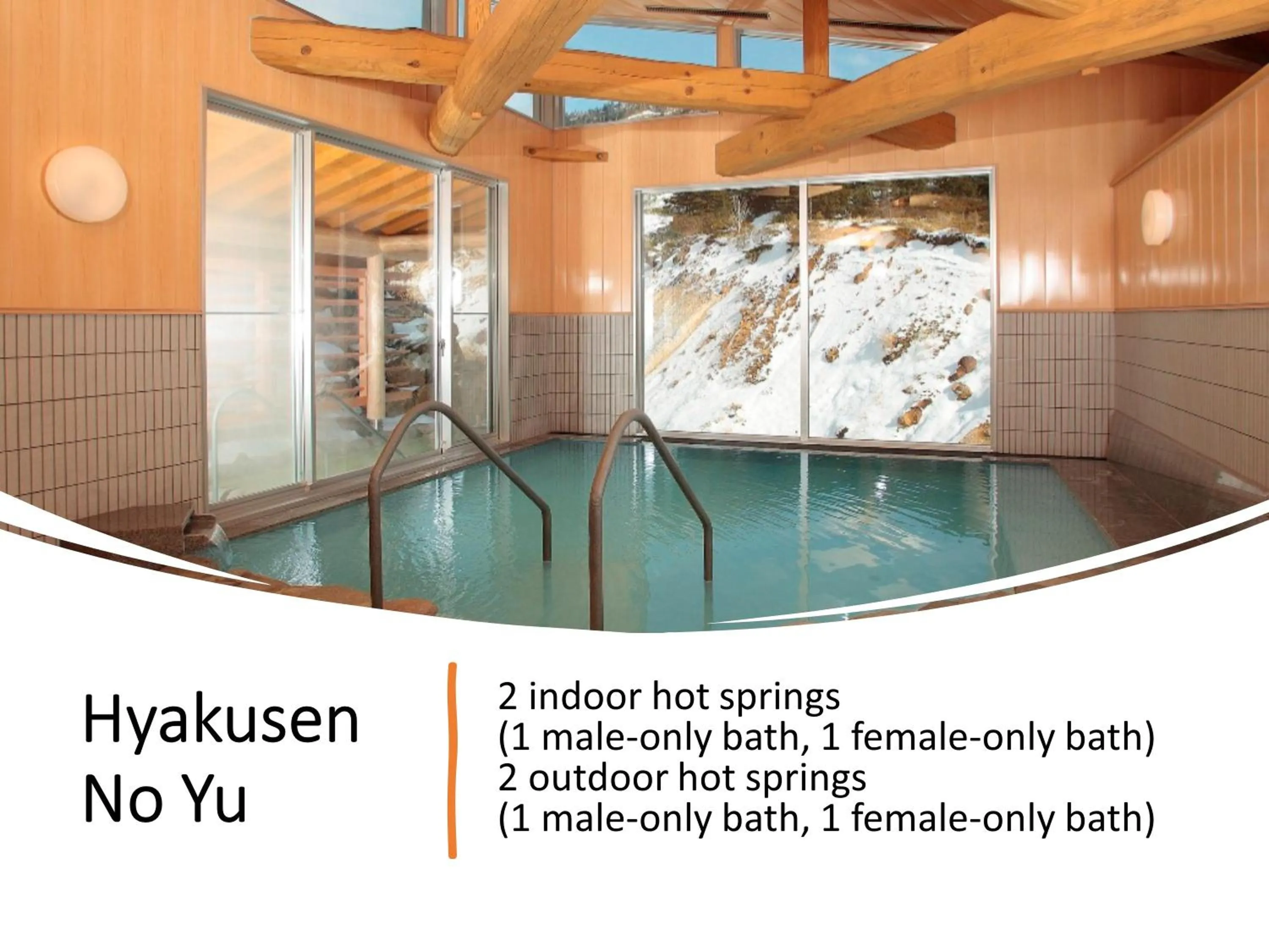 Hot Spring Bath in Manza Kogen Hotel