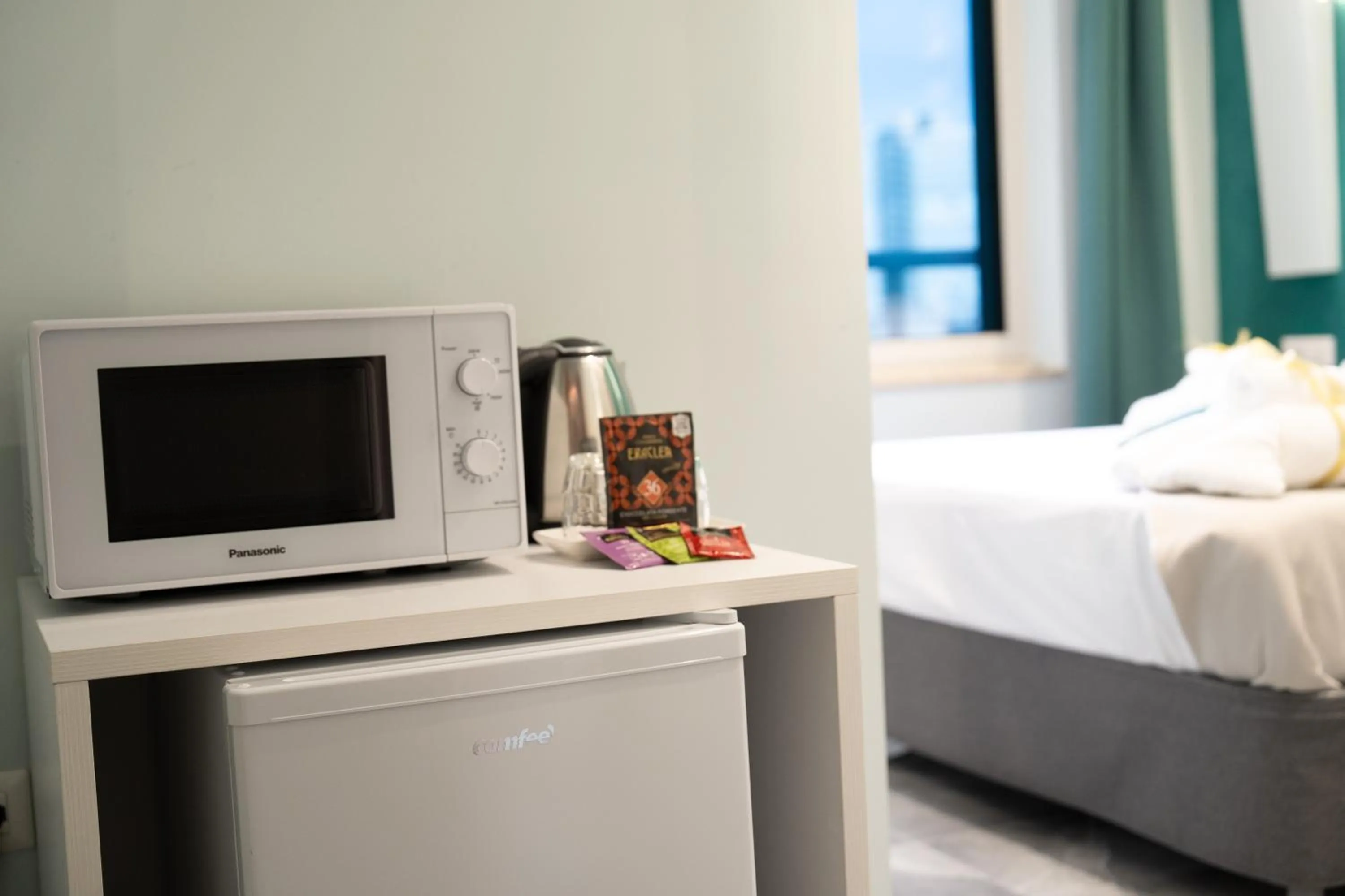 Coffee/tea facilities, Bed in Napolitano Rooms - Central Station