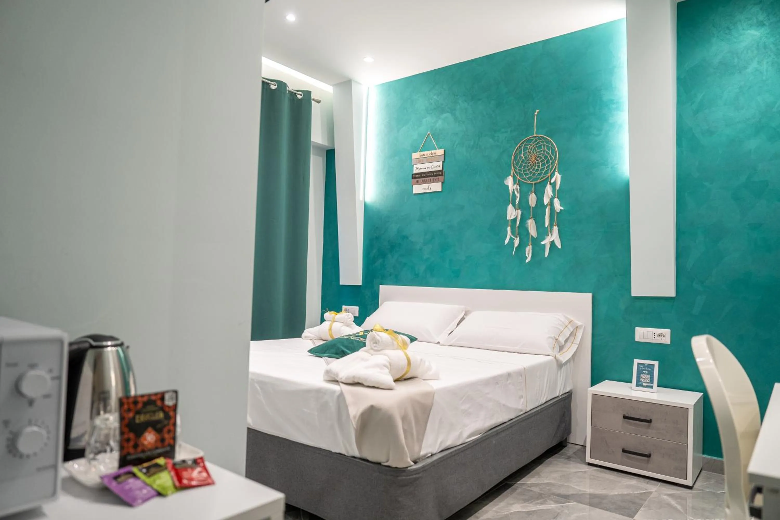 Bed in Napolitano Rooms - Central Station