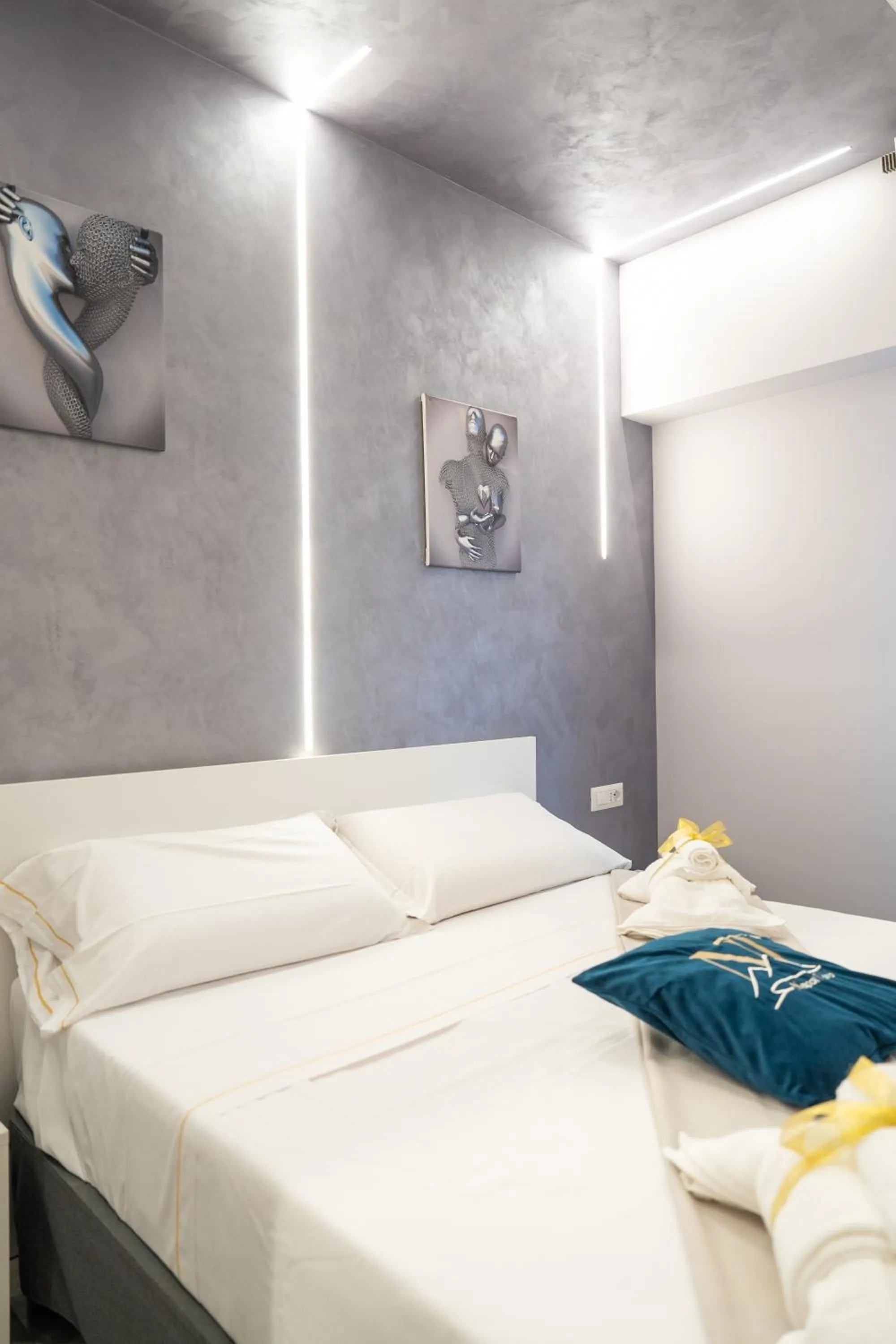 Bed in Napolitano Rooms - Central Station