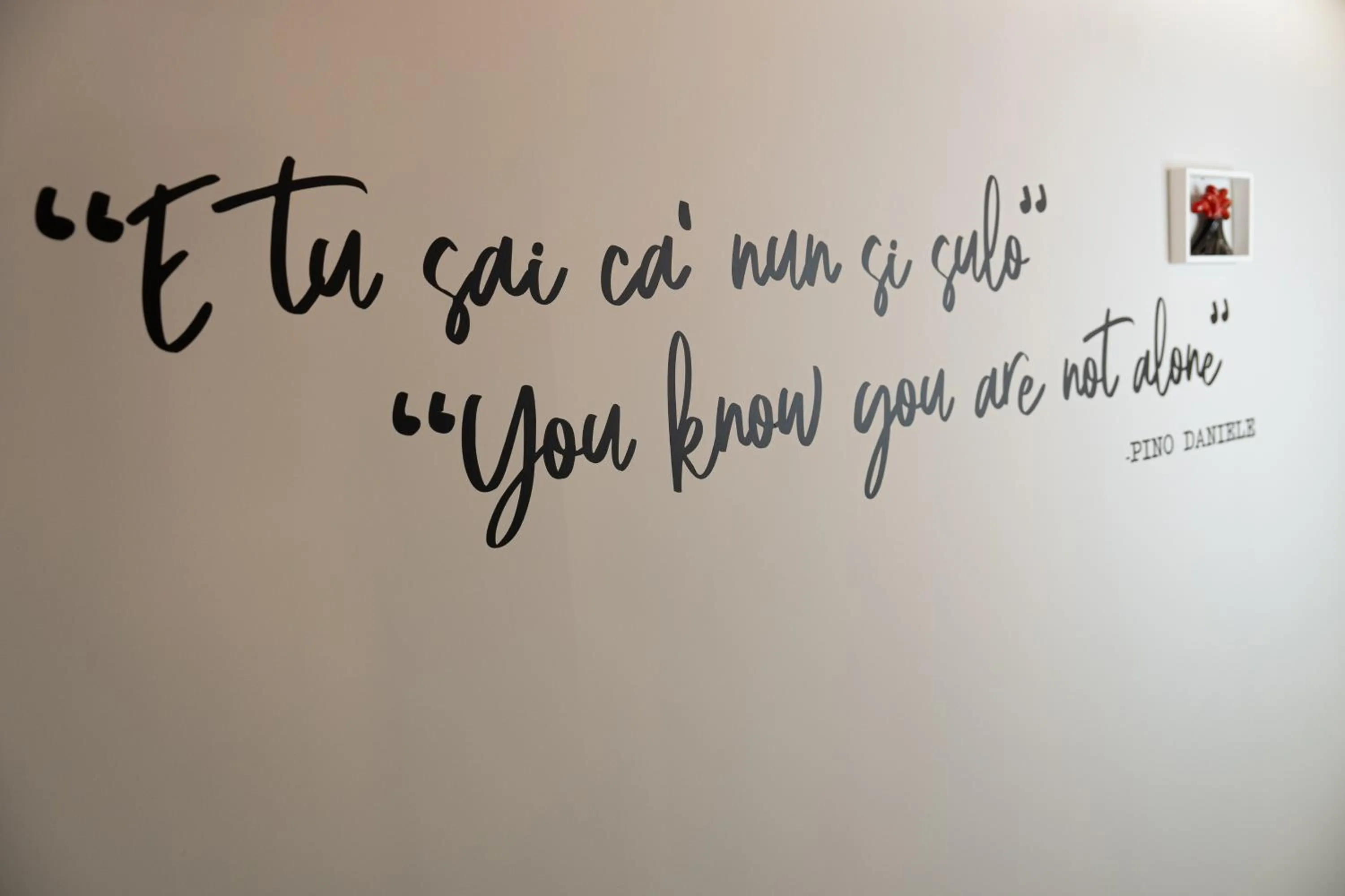 Text overlay in Napolitano Rooms - Central Station