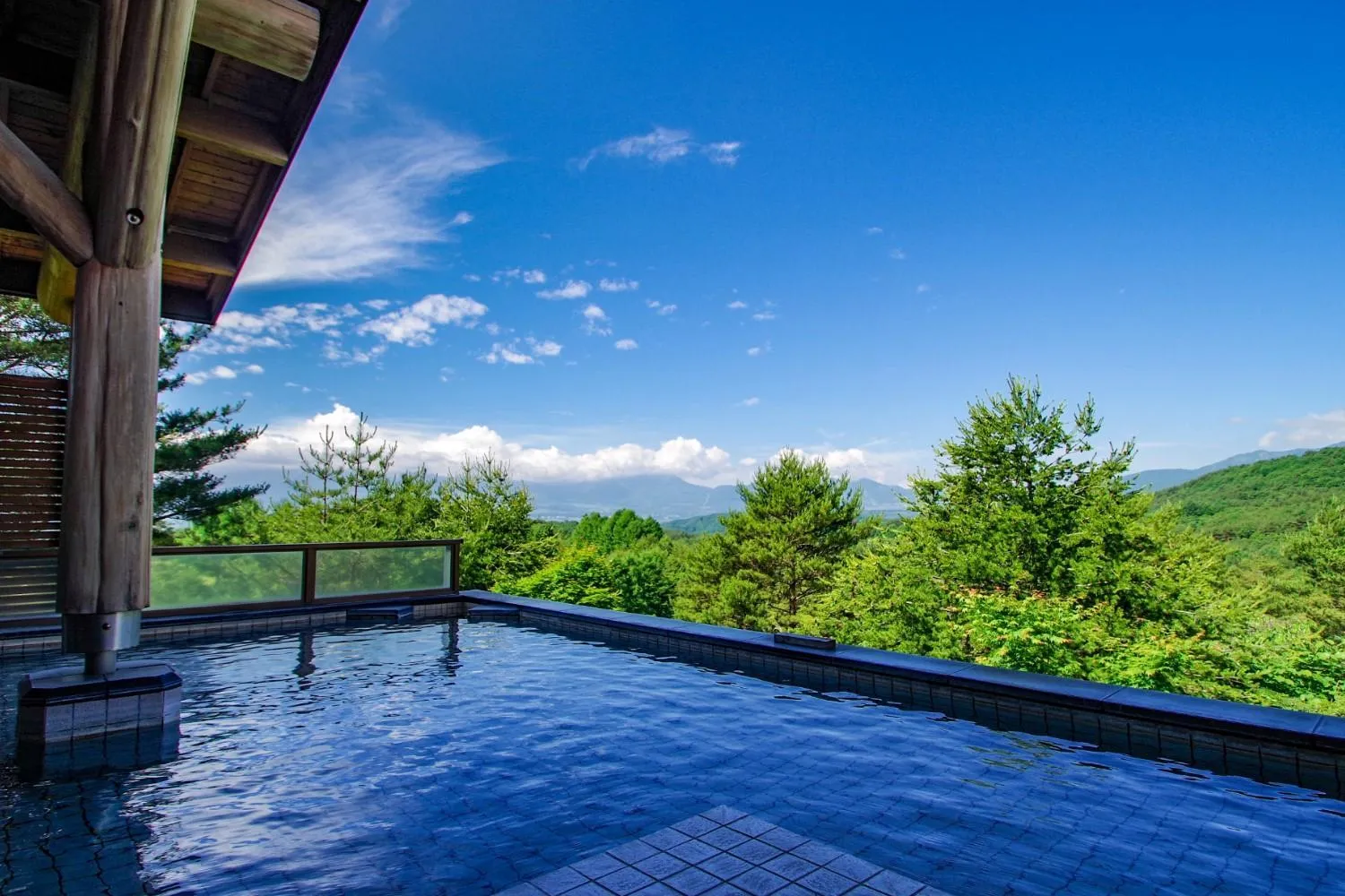Hot Spring Bath in Tsumagoi Prince Hotel
