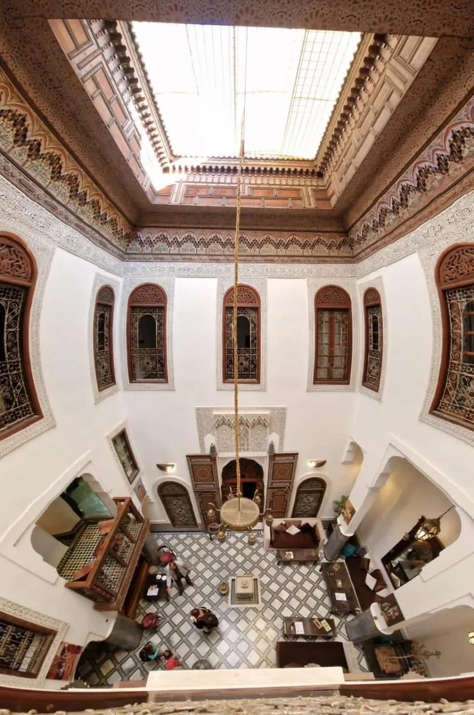 Living room in Riad Noujoum Medina