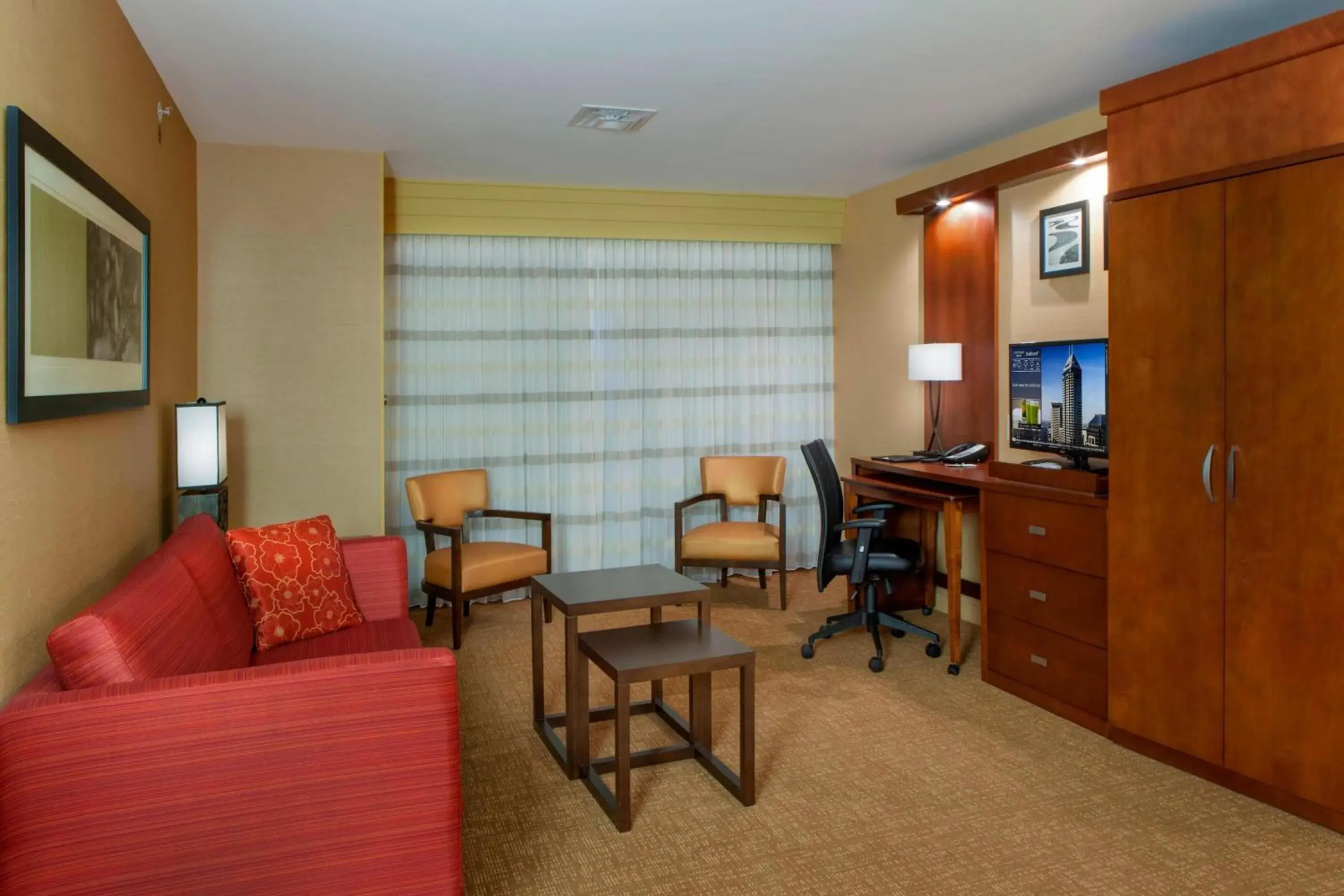 One-Bedroom Suite with Two Queen Beds and Sofa Bed in Courtyard by Marriott Indianapolis Noblesville One-Bedroom Suite with Two Queen Beds and Sofa Bed in Courtyard by Marriott Indianapolis Noblesville