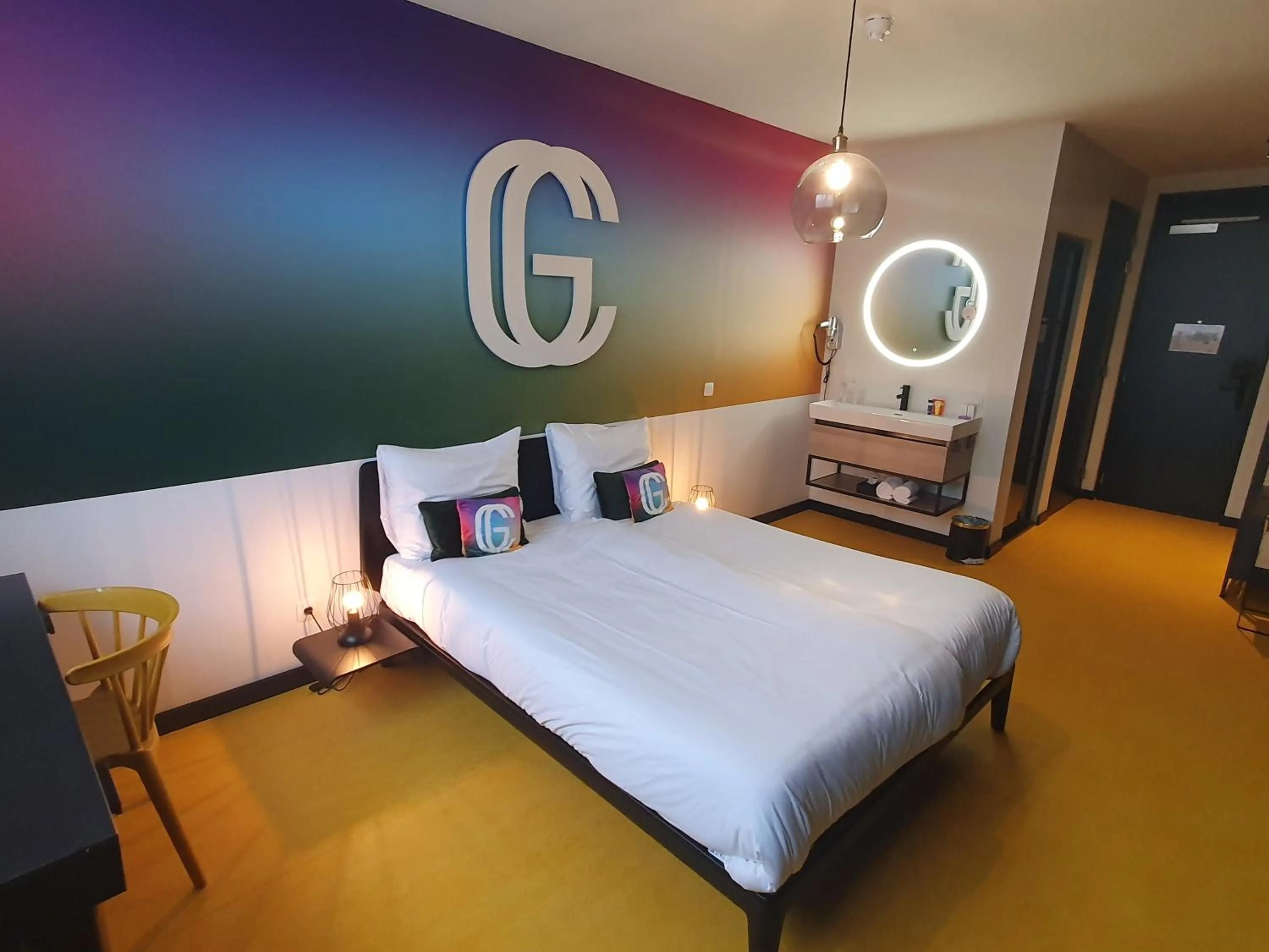 Bed in Dormio Wijnhotel Valkenburg