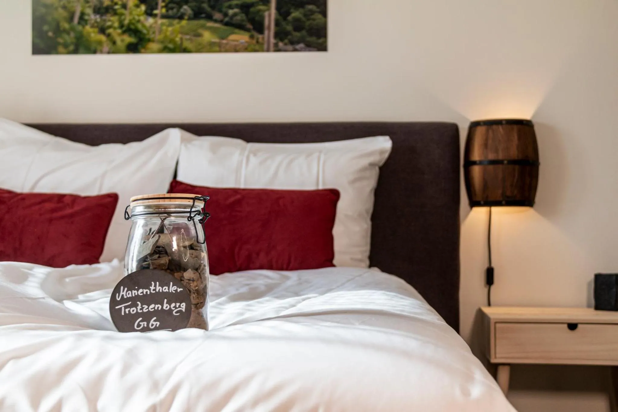 Bed in Dormio Wijnhotel Valkenburg