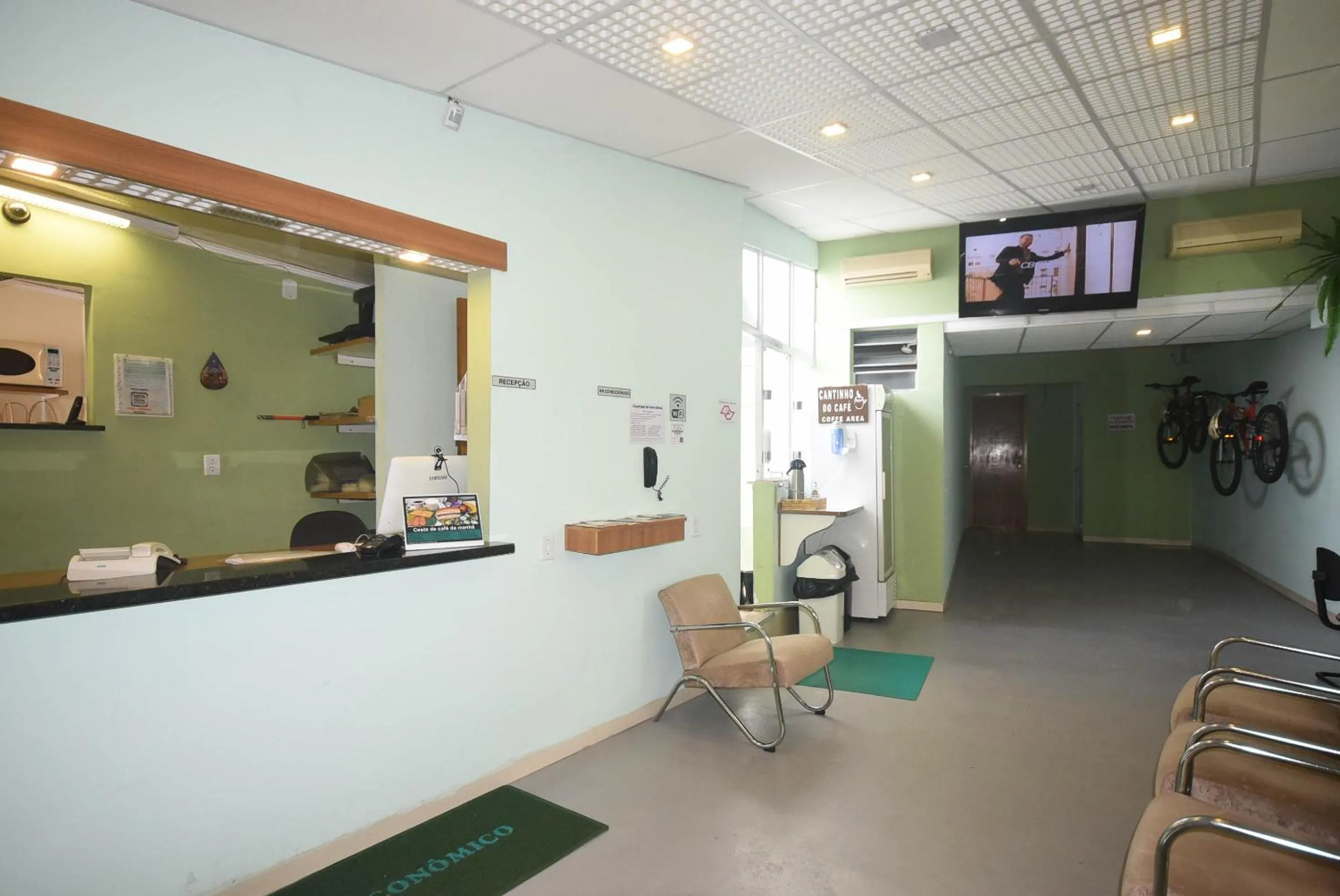Lobby or reception in Flat Econômico Butantã