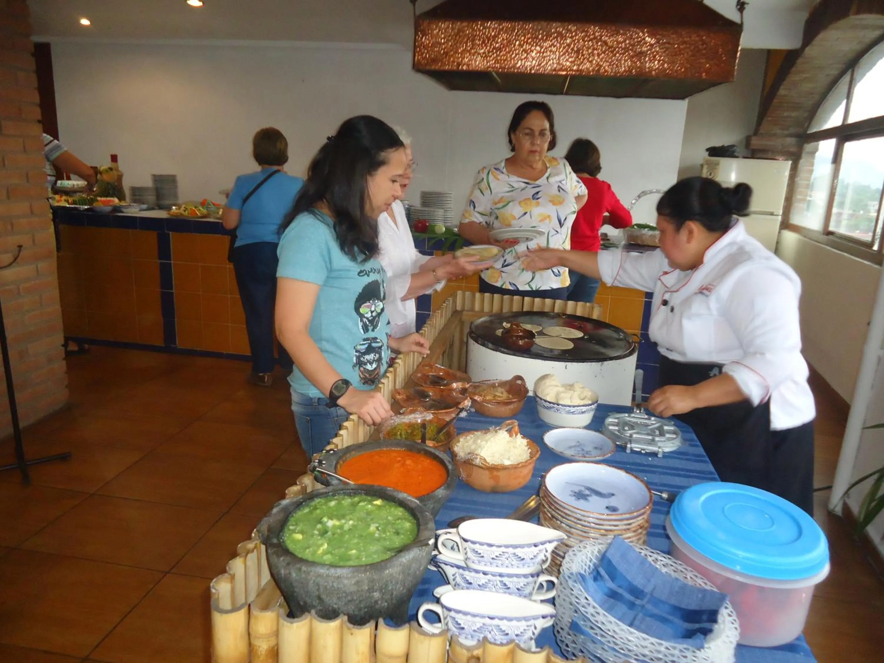 Food and drinks in Hotel Villa de Cortez