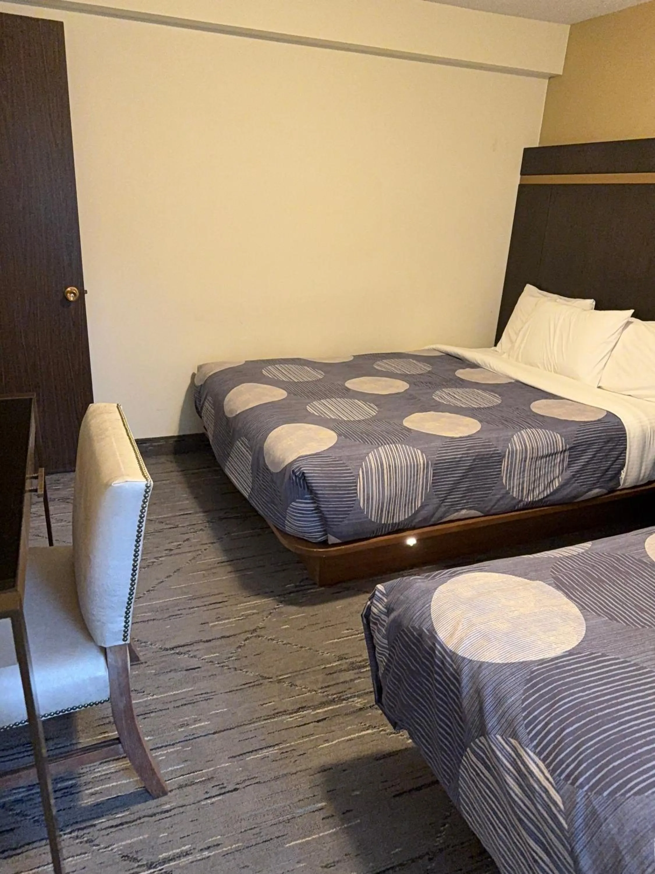 Bed in Snowshoe Motel