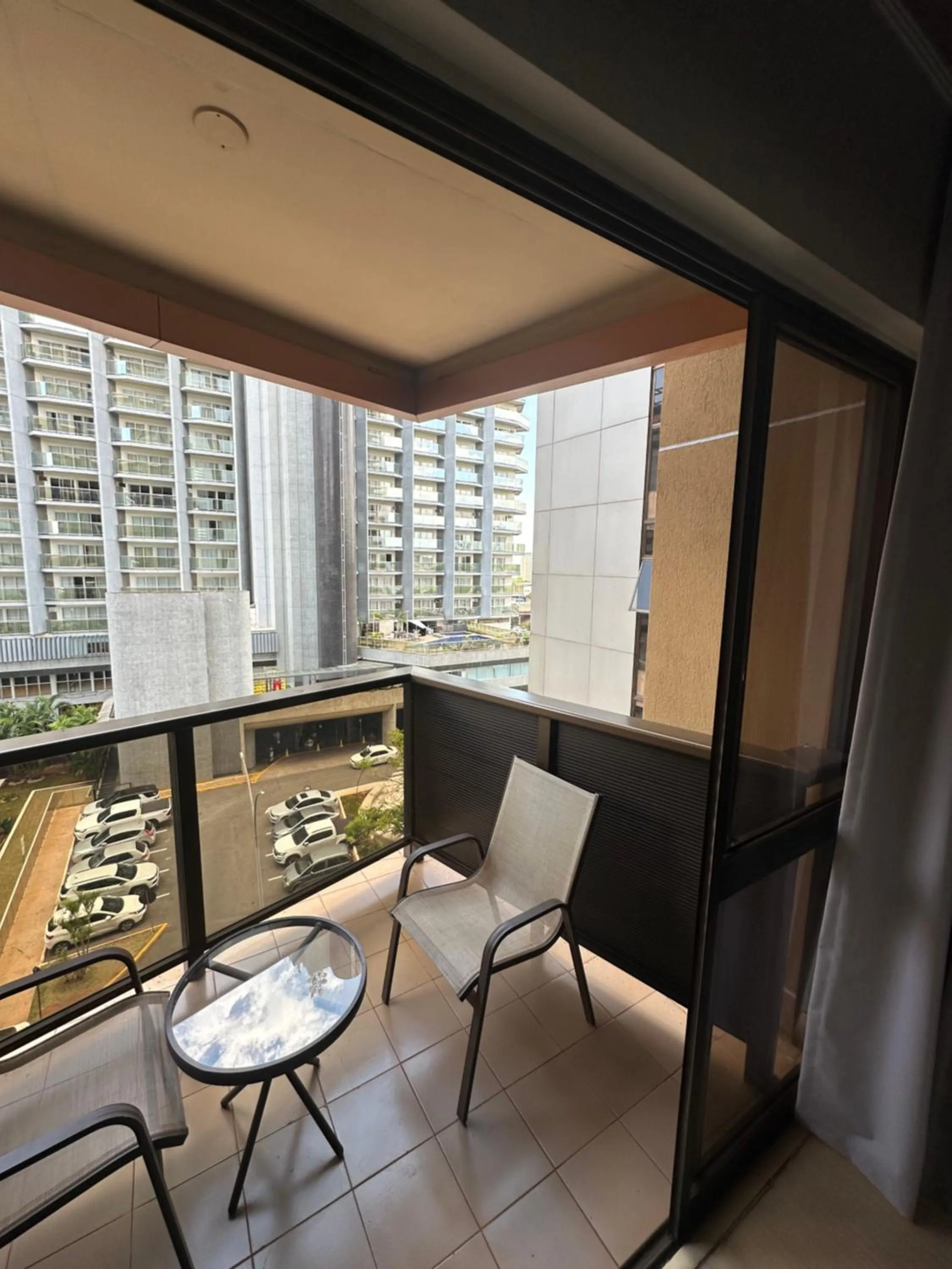 Balcony/Terrace in Kubitschek Plaza Hotel - flat particular