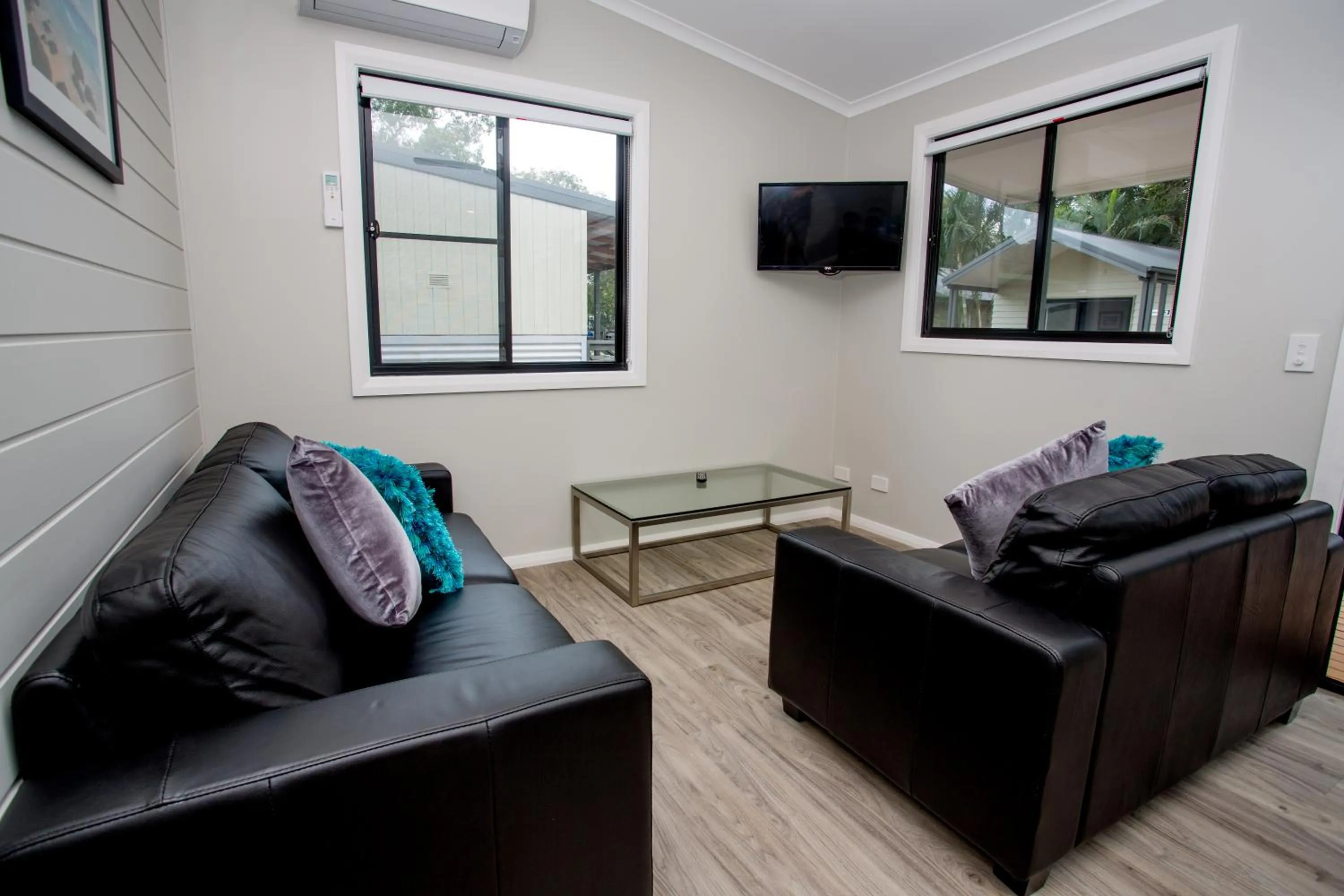 Living room in BIG4 Tweed Billabong Holiday Park