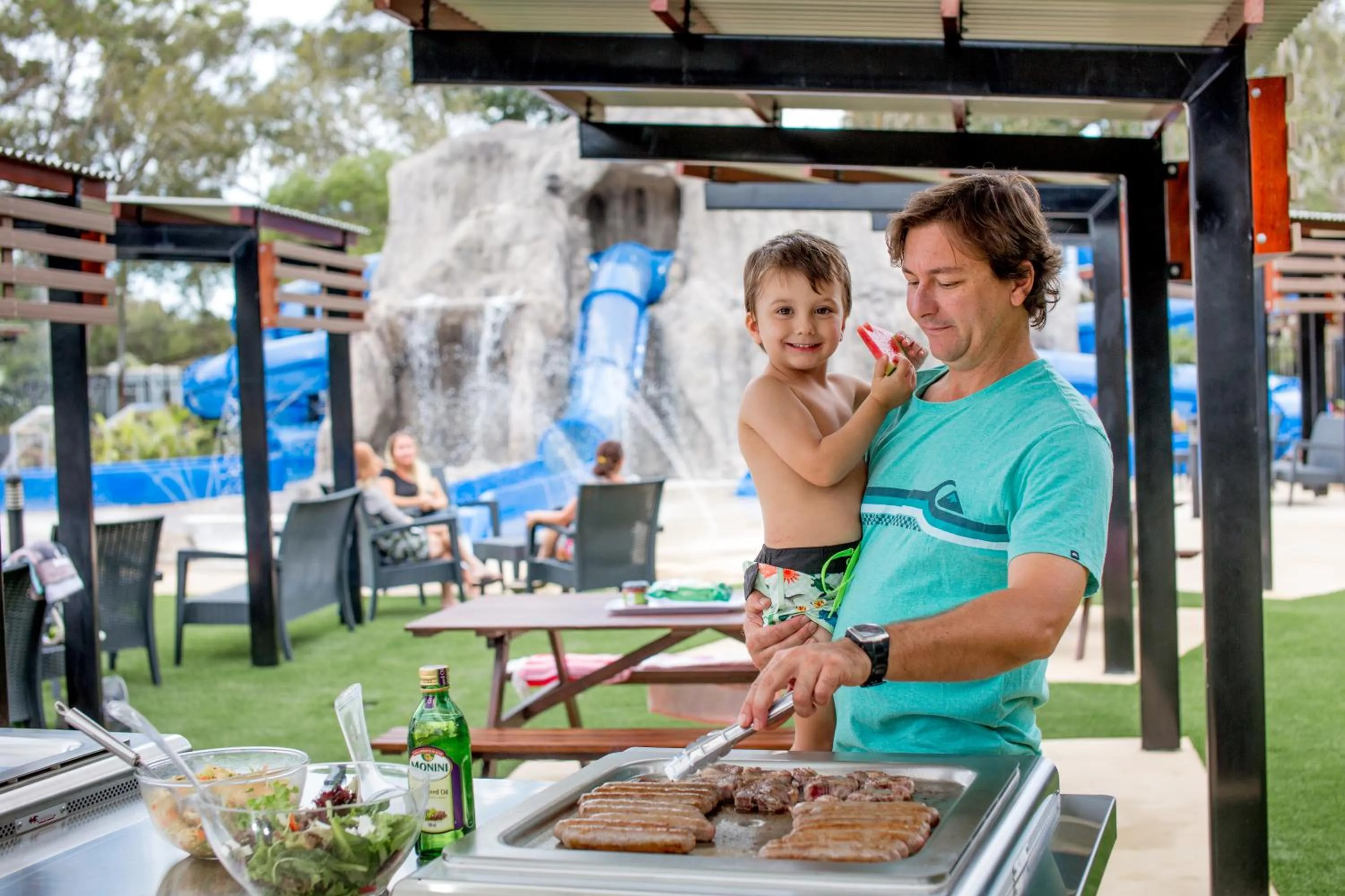 People in BIG4 Tweed Billabong Holiday Park