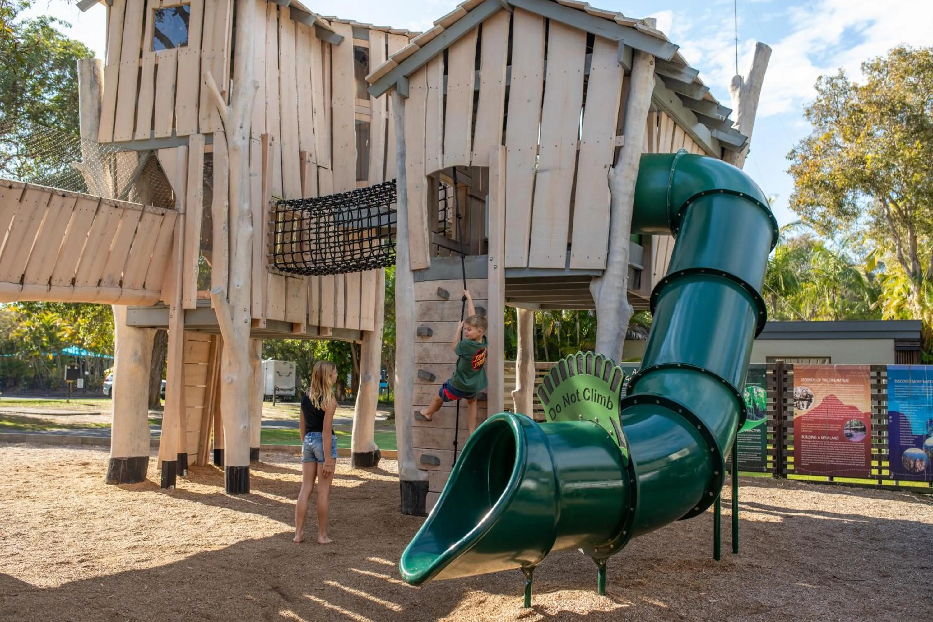 Children play ground in BIG4 Tweed Billabong Holiday Park