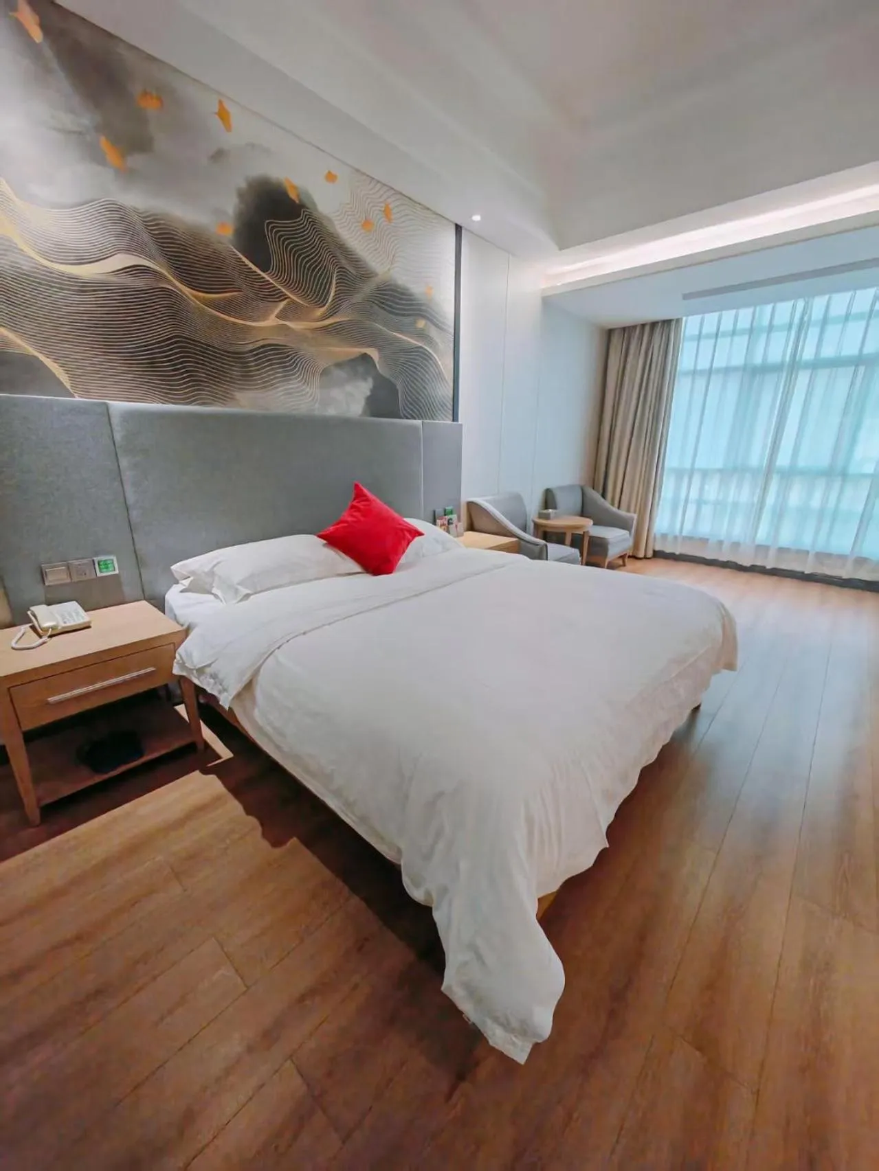 Bedroom, Bed in Ramada by Wyndham Zhangjiajie Tianmen Mountain