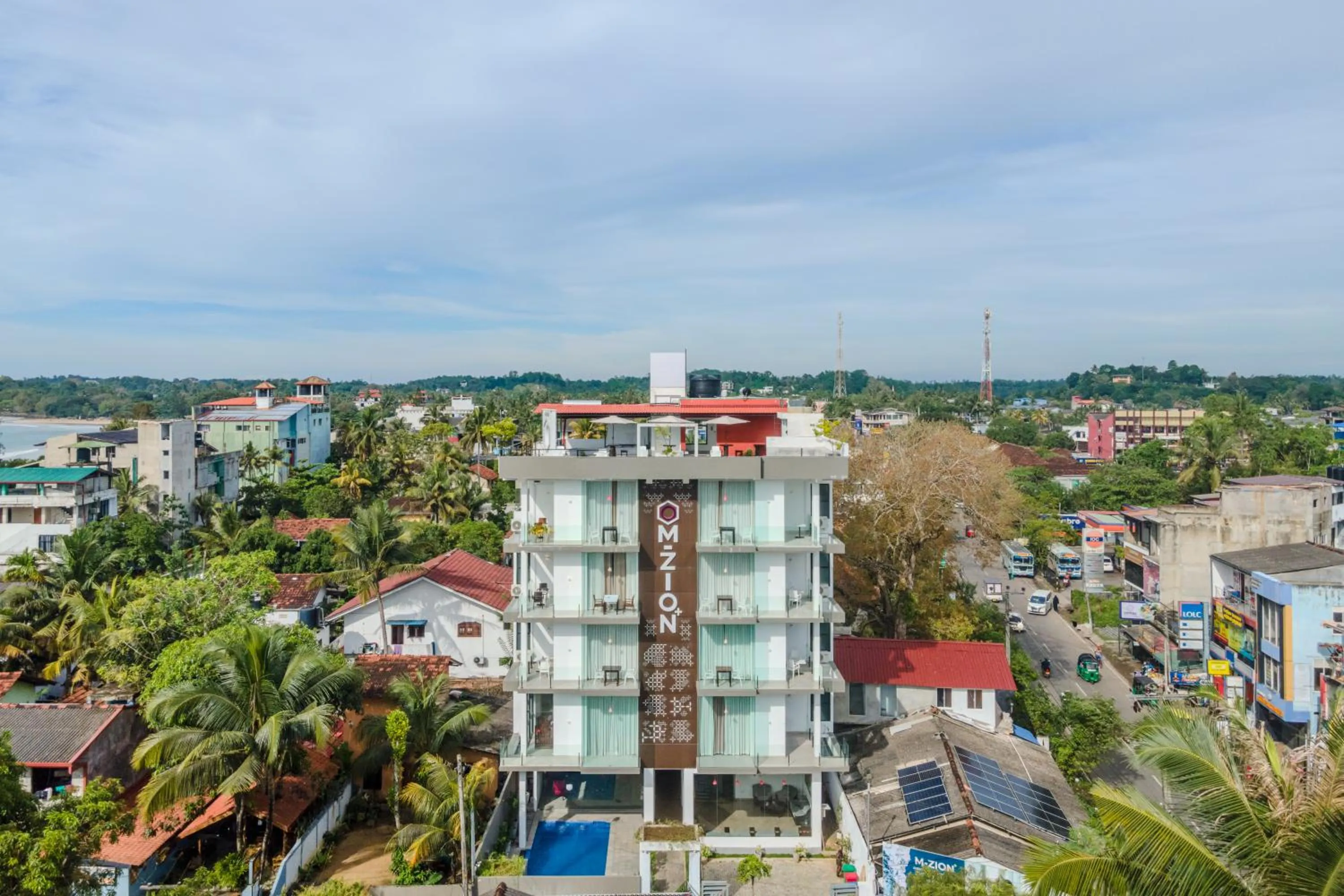 Property building in Mzion Hotel Weligama