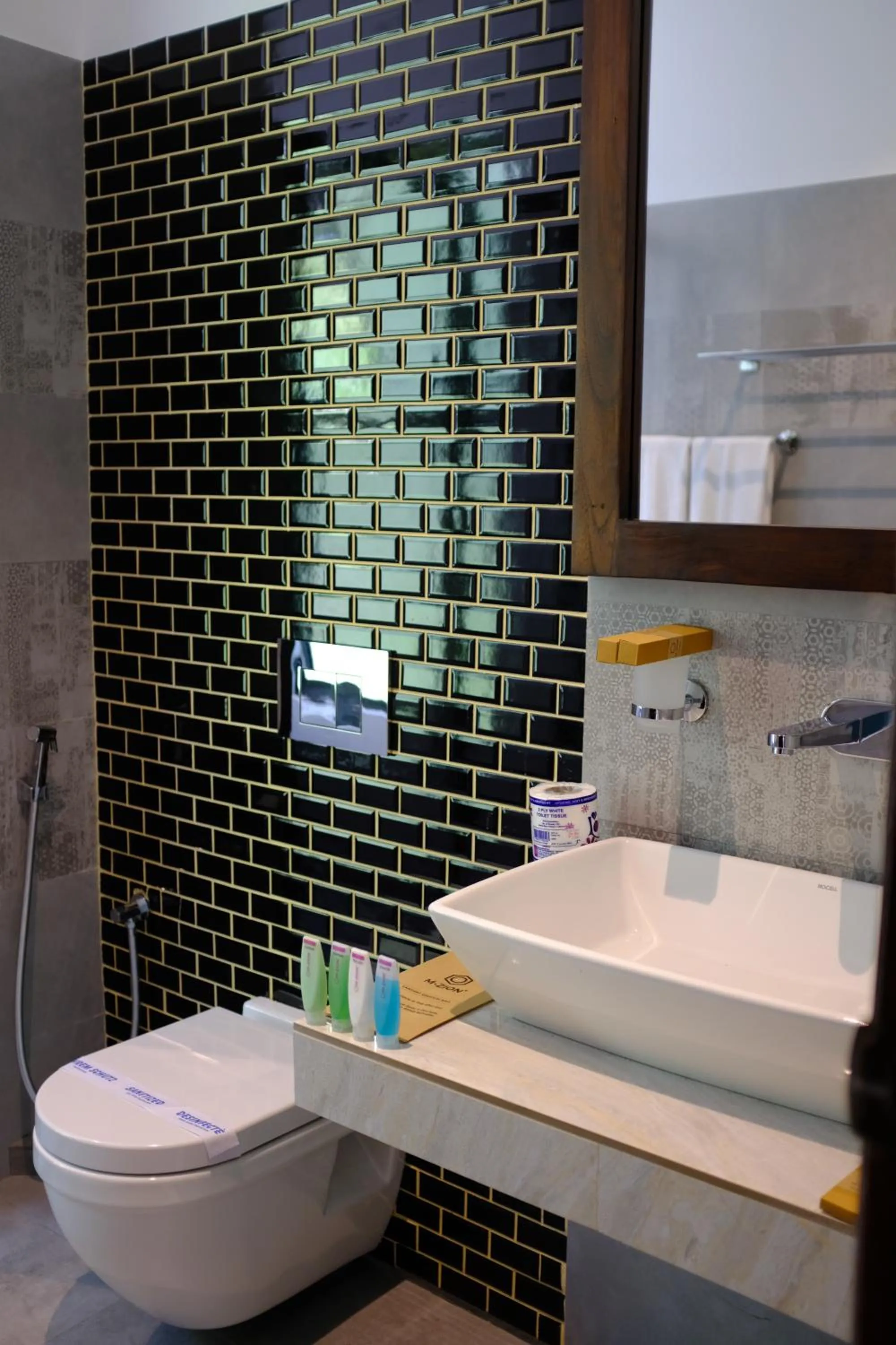 Bathroom in Mzion Hotel Weligama