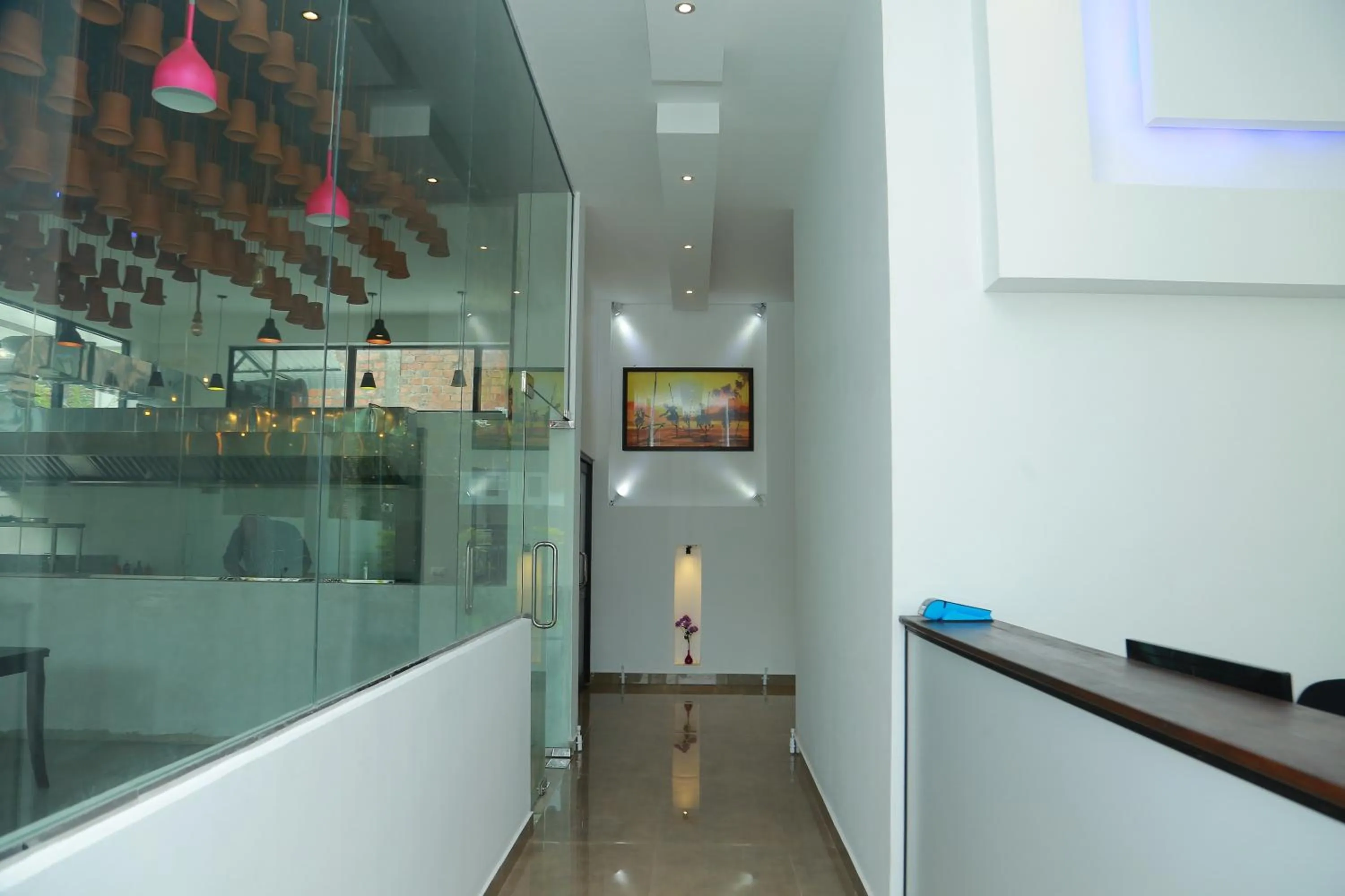 Lobby or reception in Mzion Hotel Weligama