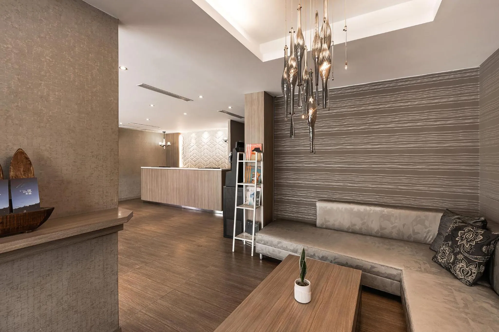 Seating area in The Riverside Hotel Hengchun