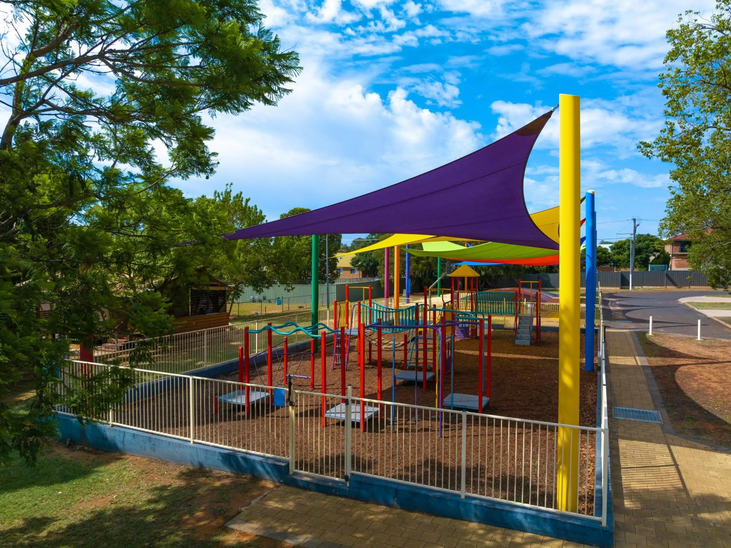 Children play ground in NRMA Dubbo Holiday Park