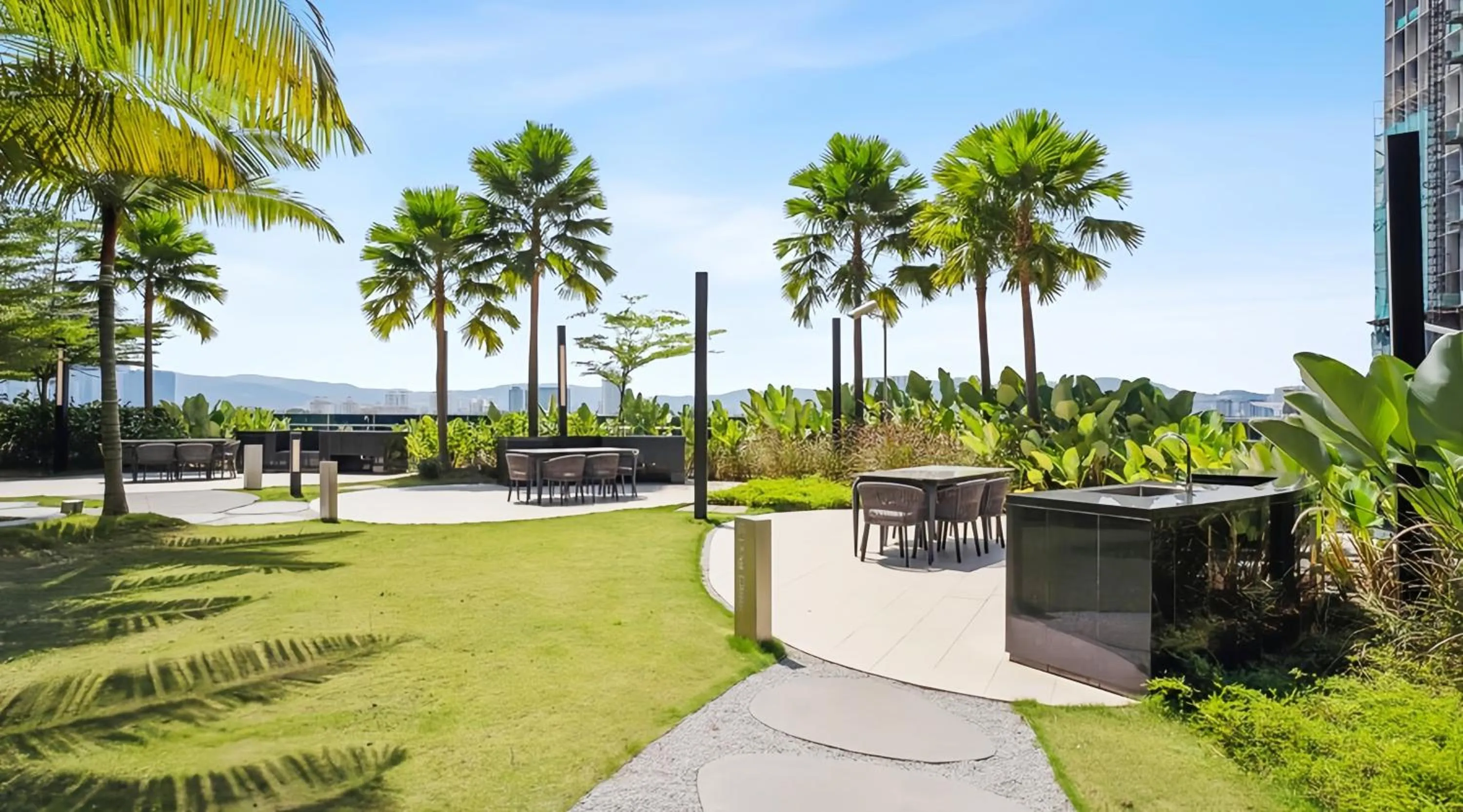 BBQ facilities in Eaton Suites KLCC Kuala Lumpur