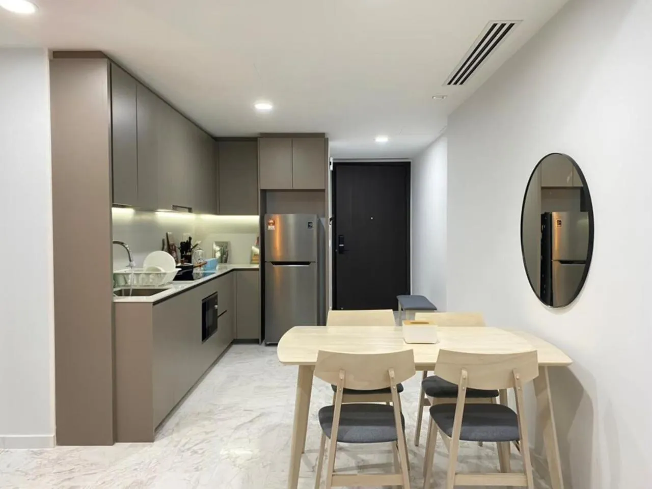 Kitchen or kitchenette in Eaton Suites KLCC Kuala Lumpur