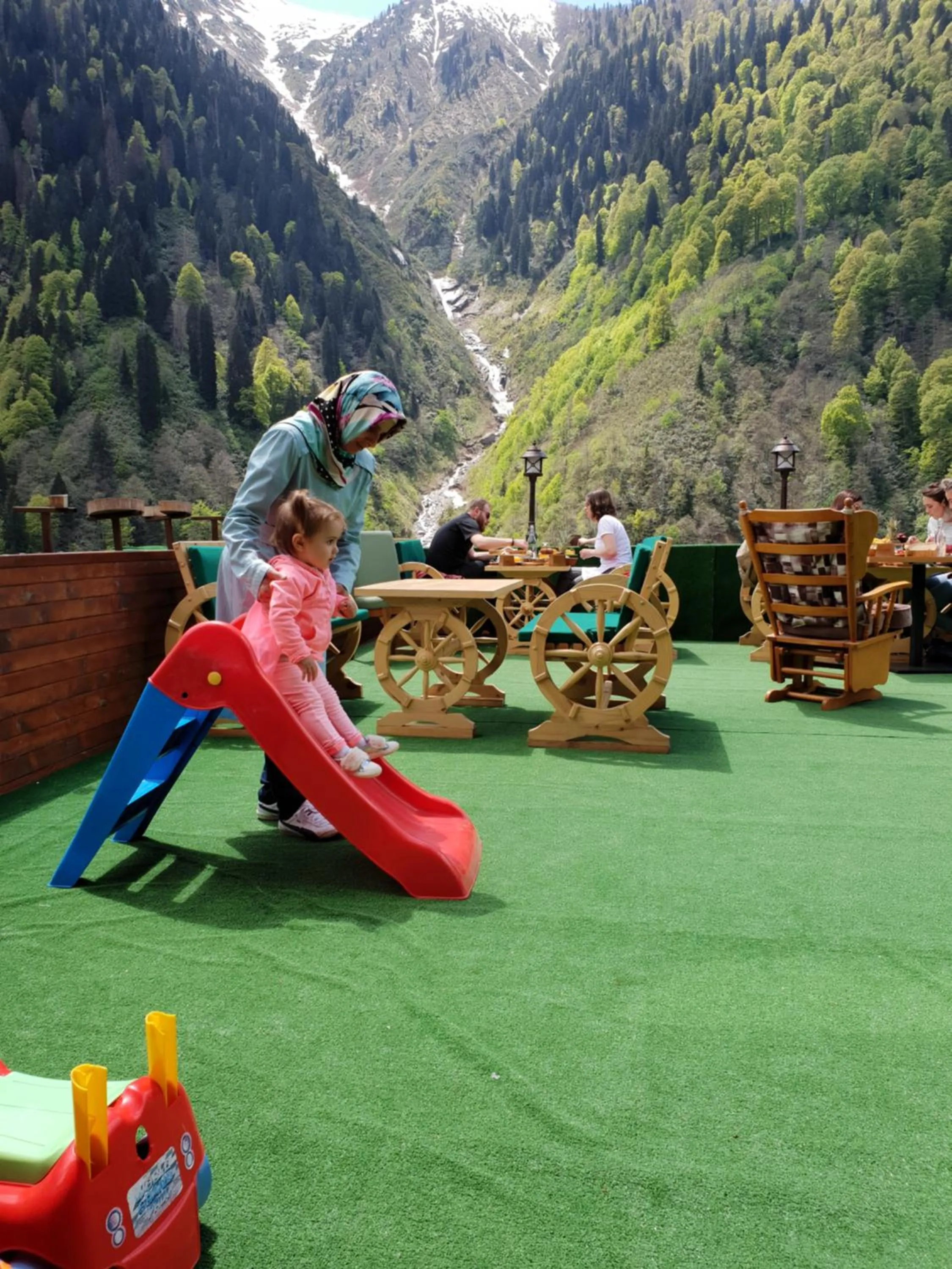 Family in Ayder Doga Resort