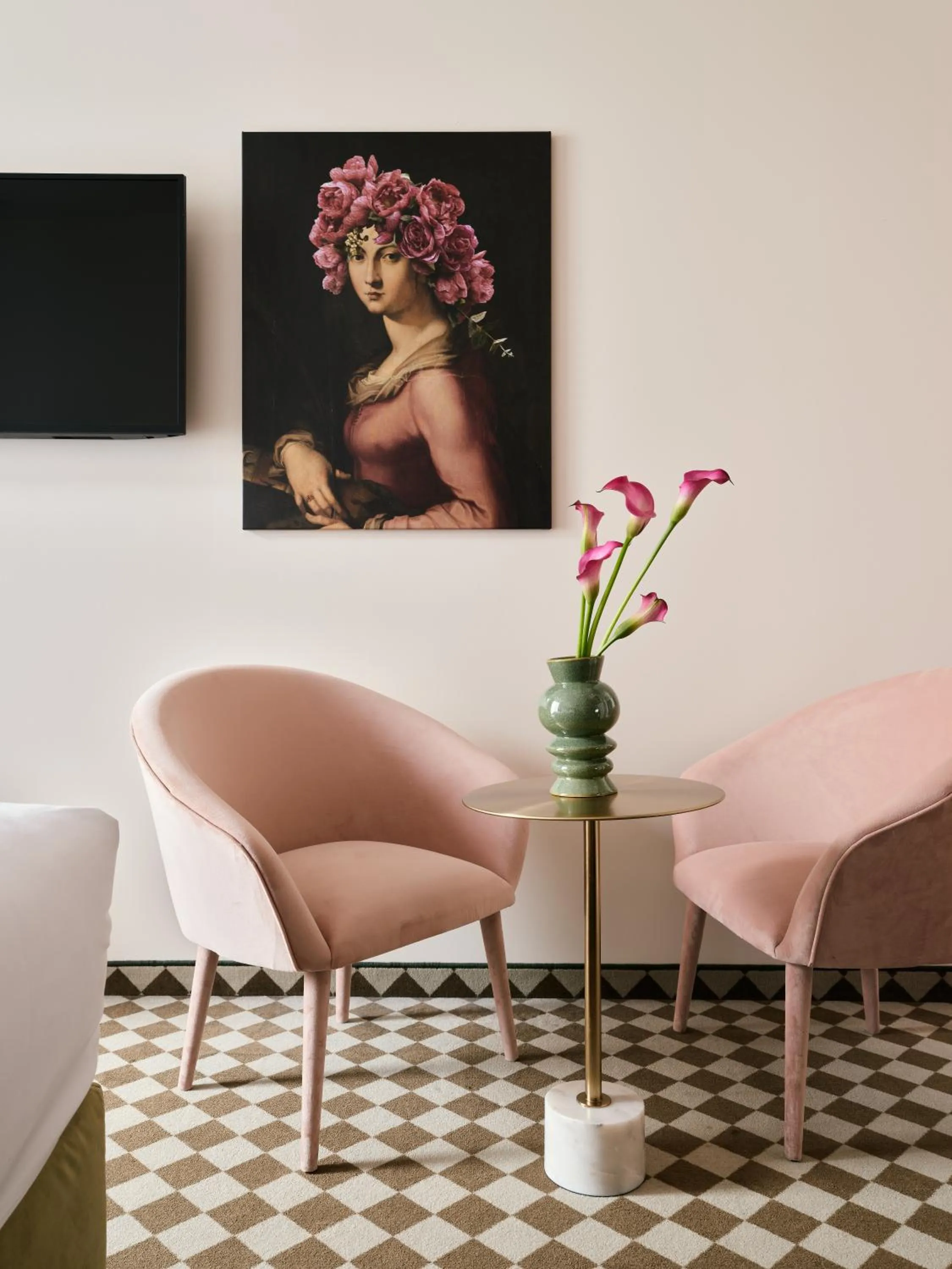 Seating area in Hotel Pietryna