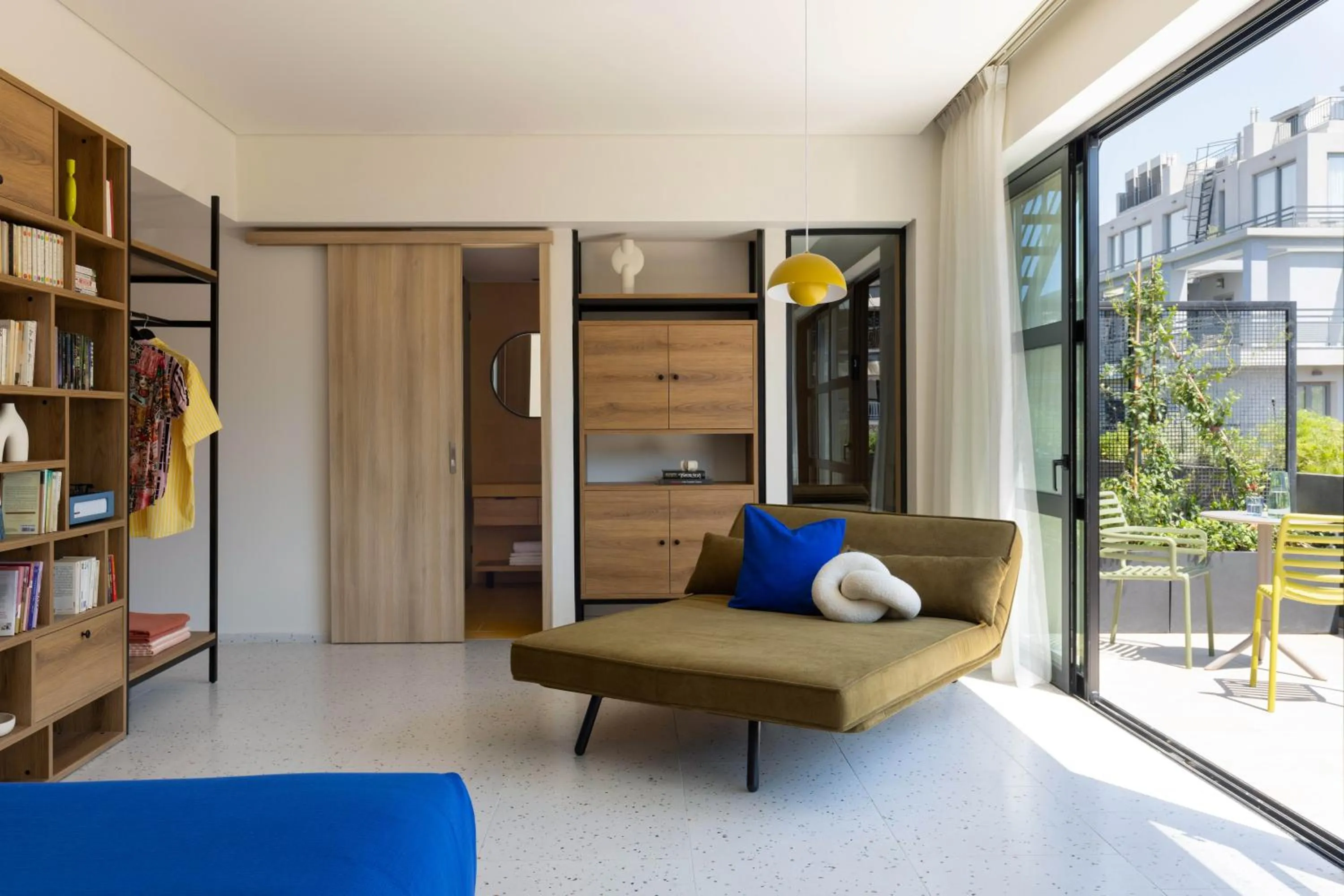 Seating area in Okupa