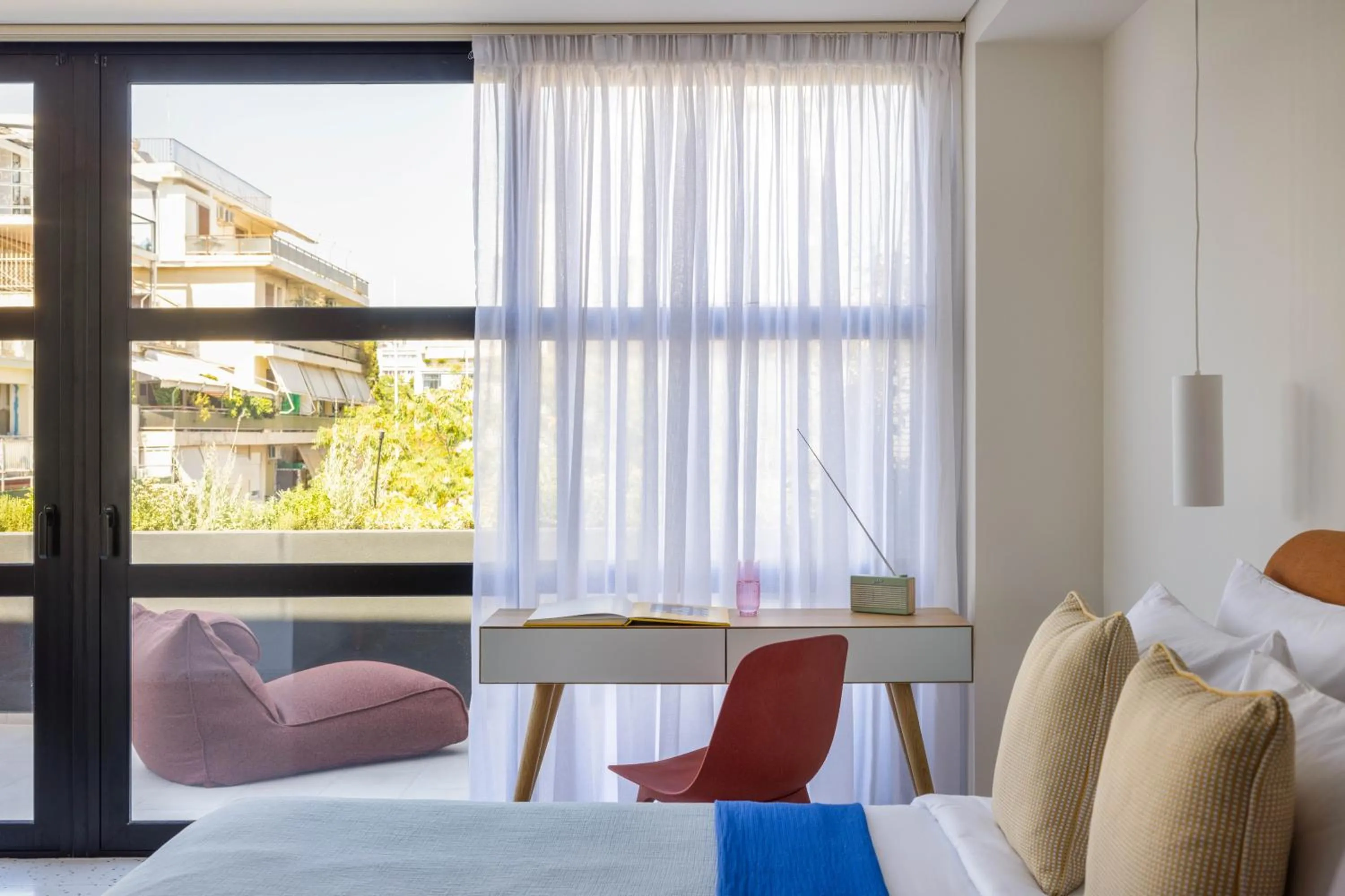 Balcony/Terrace, Bed in Okupa