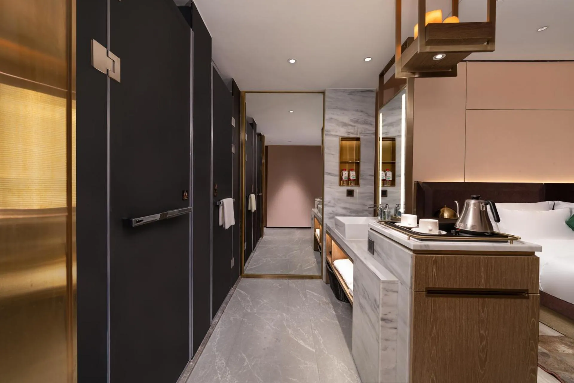 Bathroom in Echarm Plus Hotel - Foshan Smart New City Zhangcha Metro Station Branch