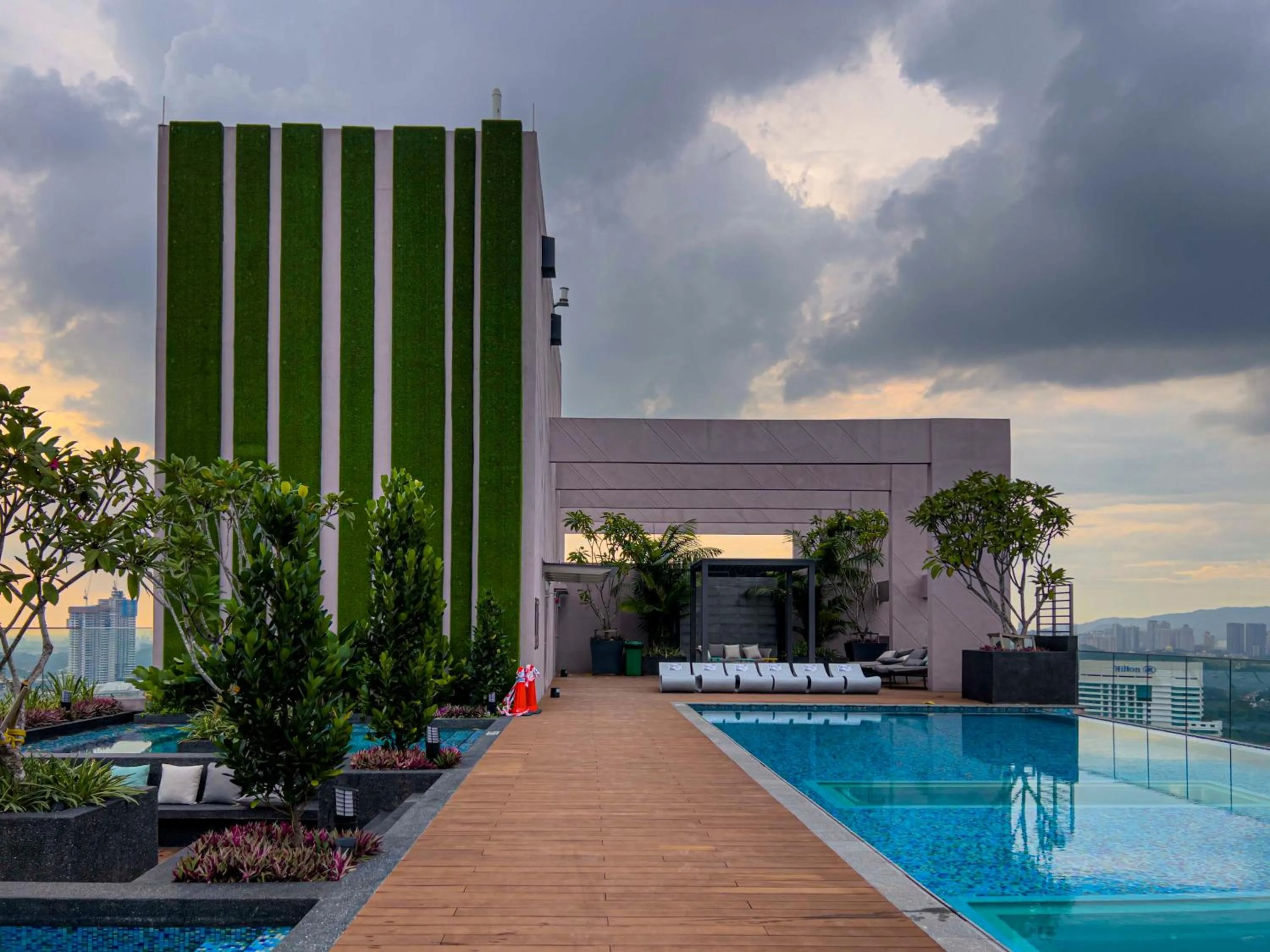 Swimming pool in Riveria City KL Sentral by Sky Pool Minshuku