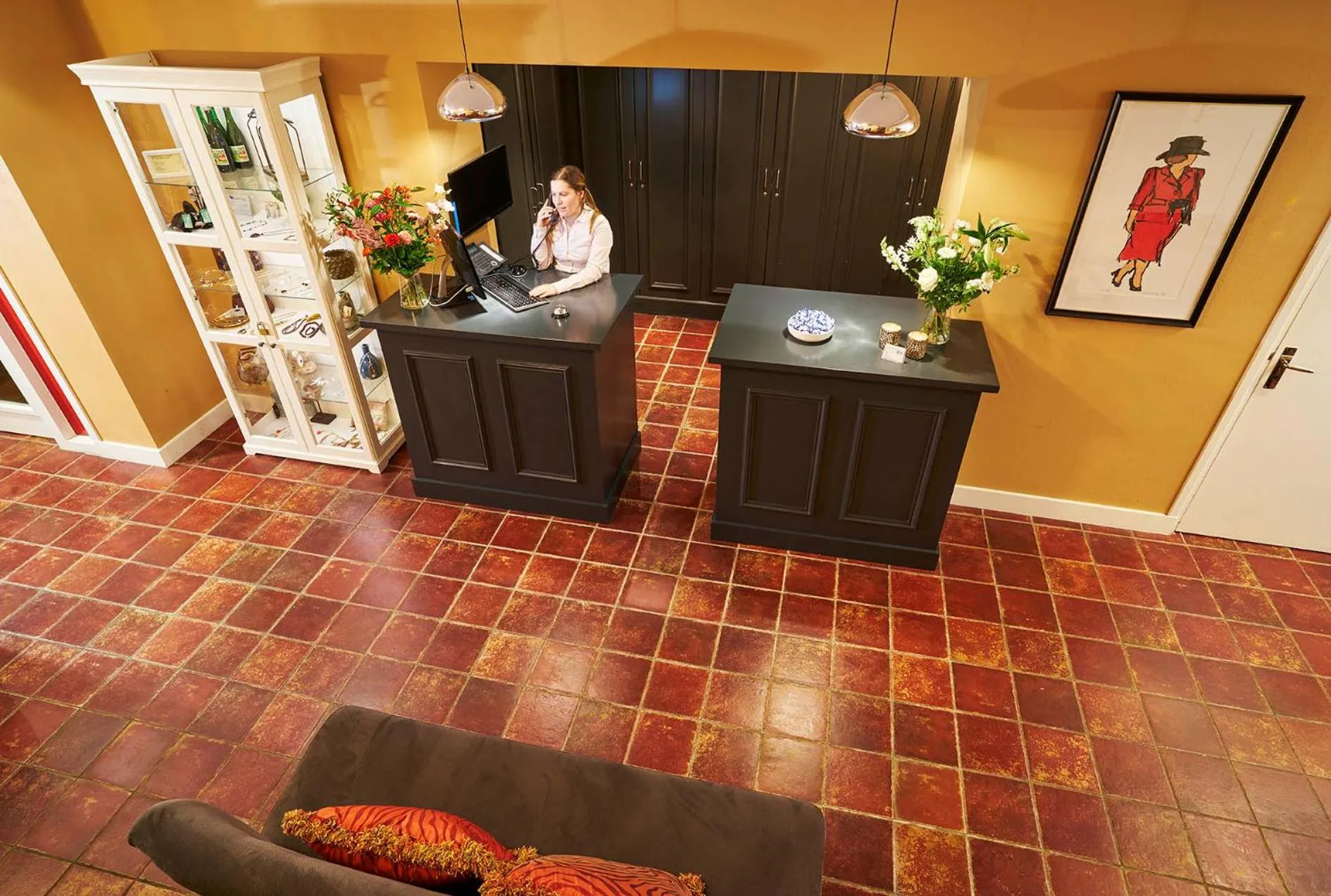 Lobby or reception in Saillant Hotel Gulpenerland - Auping Hotel Partner