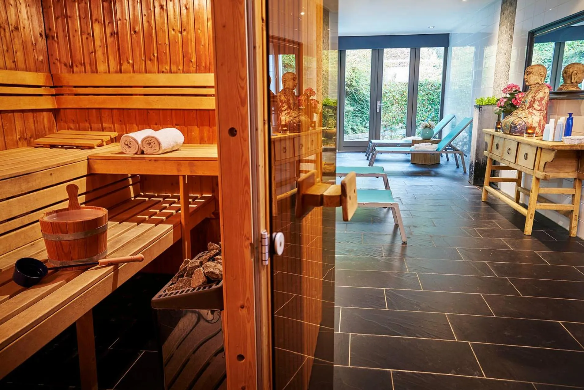 Sauna in Saillant Hotel Gulpenerland - Auping Hotel Partner