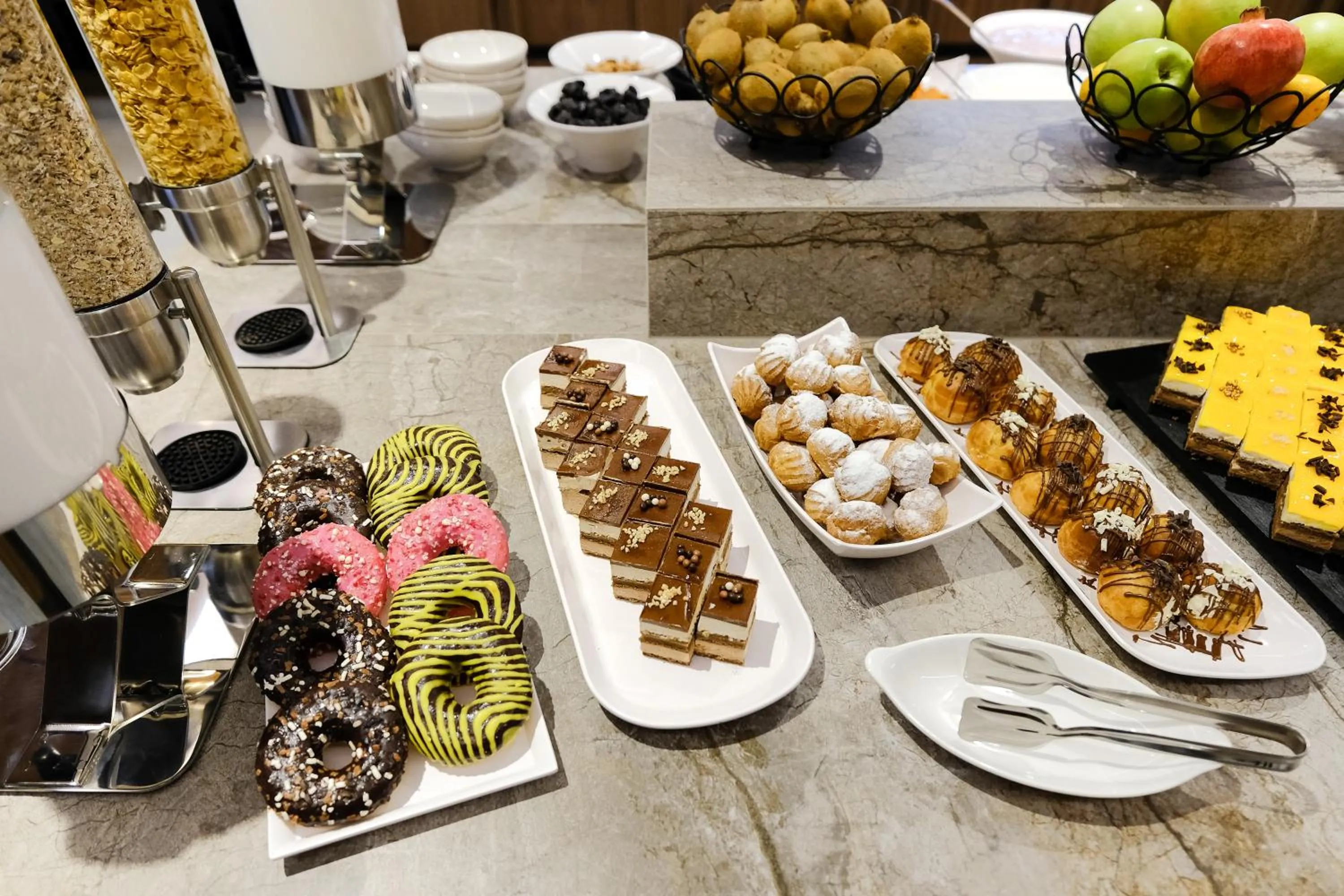 Buffet breakfast in Hotel Vema