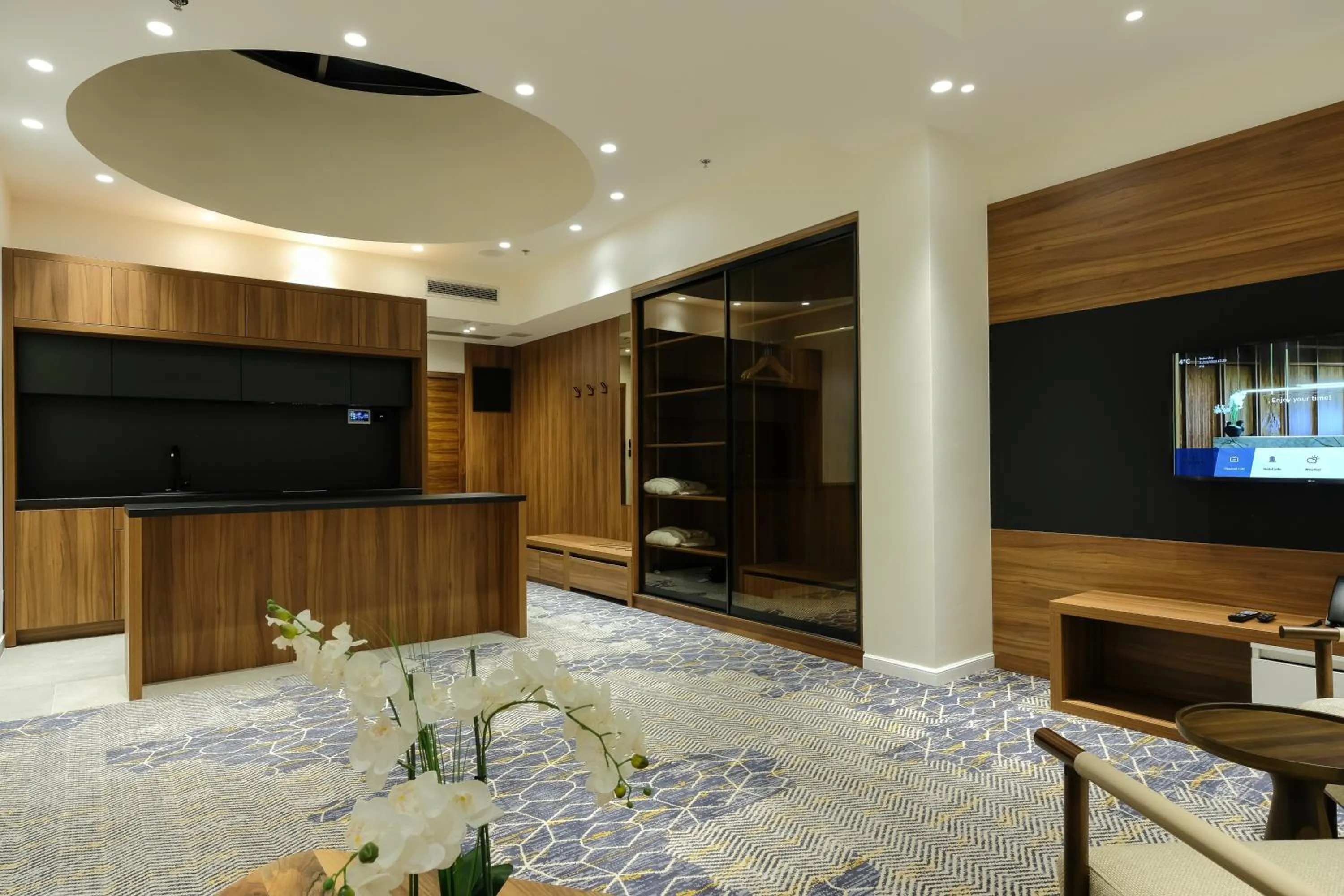 Kitchen or kitchenette in Hotel Vema