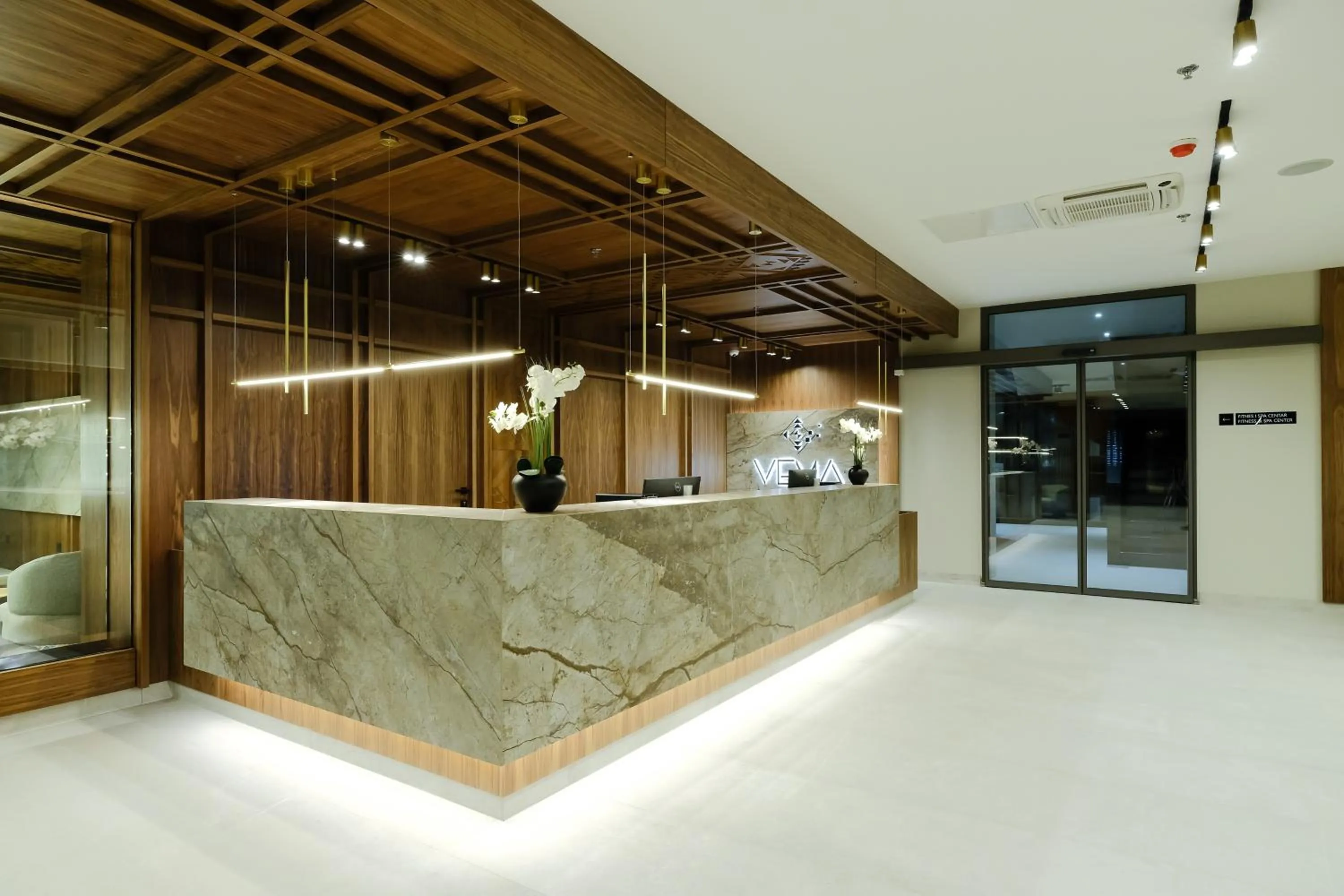 Lobby or reception in Hotel Vema