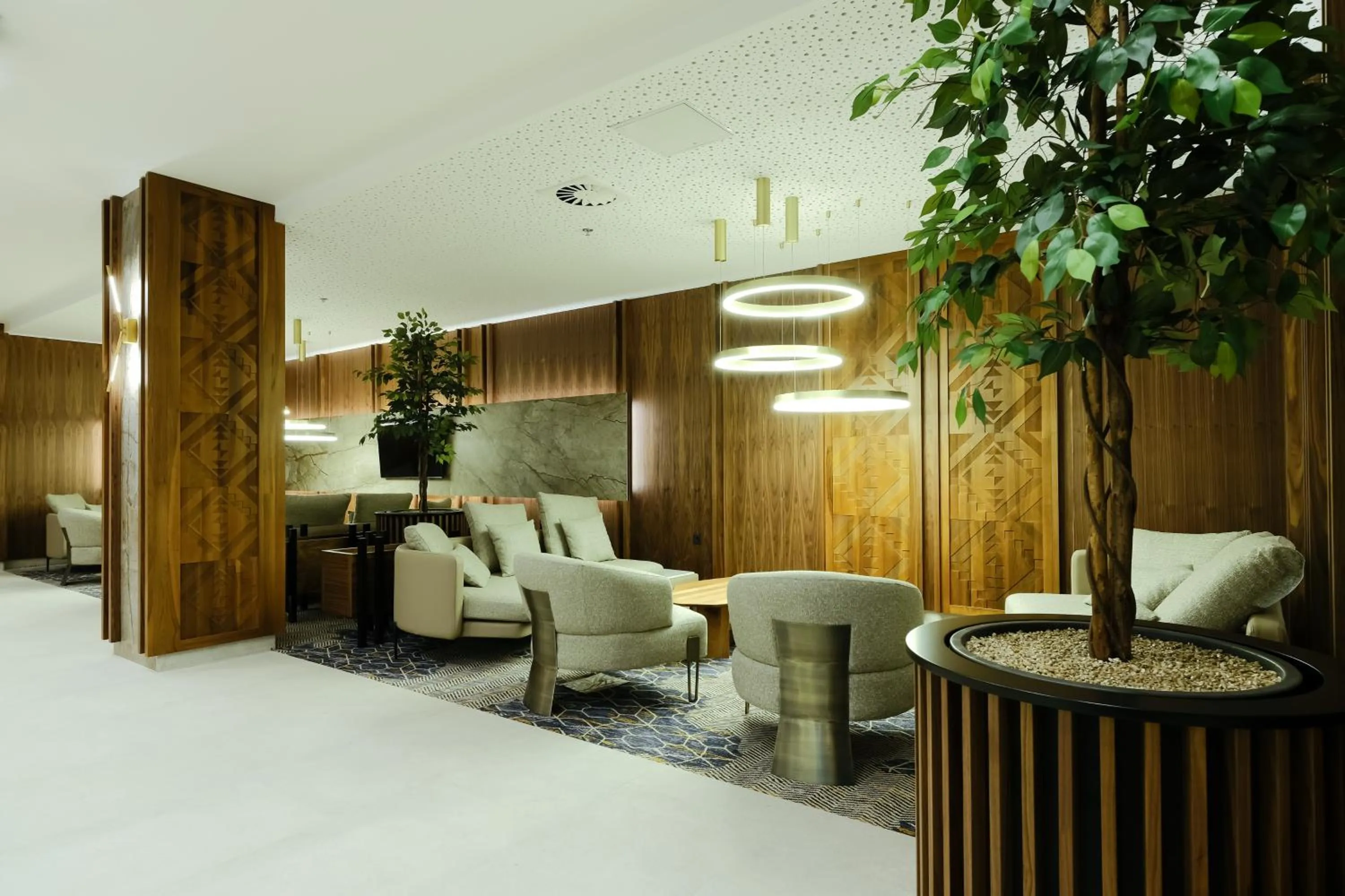 Seating area in Hotel Vema