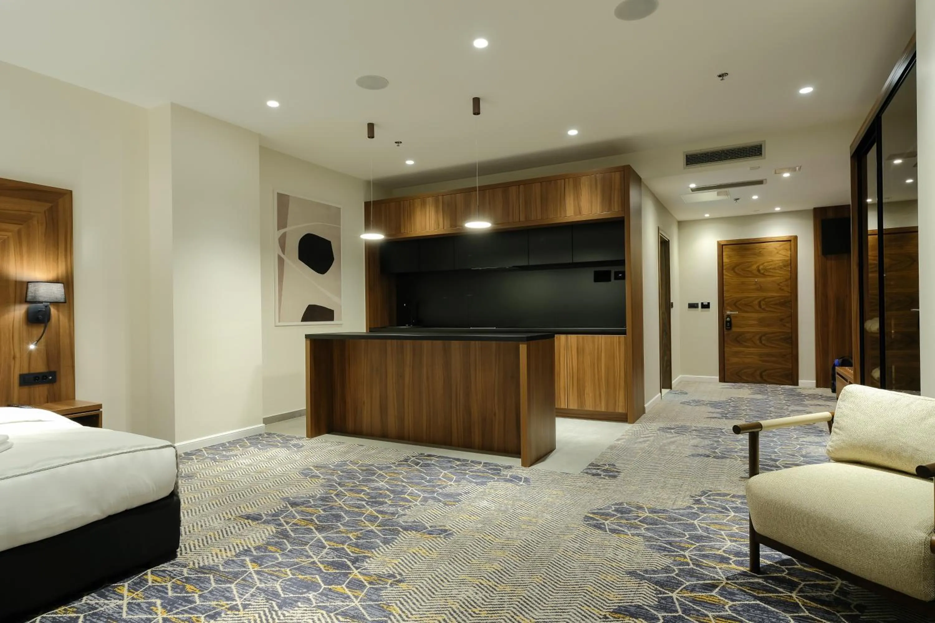 Kitchen or kitchenette in Hotel Vema